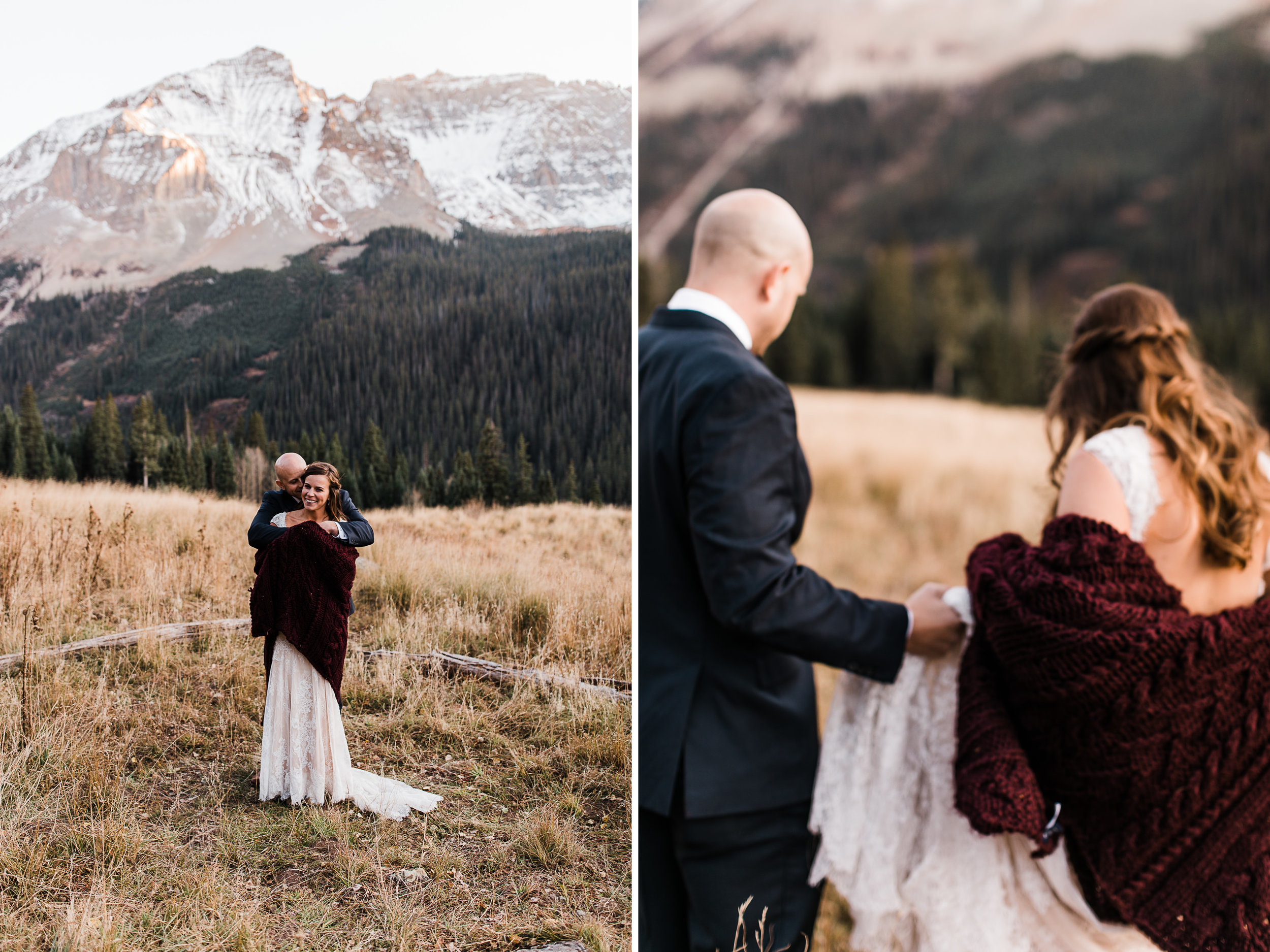 JENNY + ASHLEY'S MOUNTAINTOP INTIMATE WEDDING | TELLURIDE, COLORADO ELOPEMENT PHOTOGRAPHER | FALL MOUNTAIN WEDDING INSPIRATION | the hearnes adventure photography | www.thehearnes.com