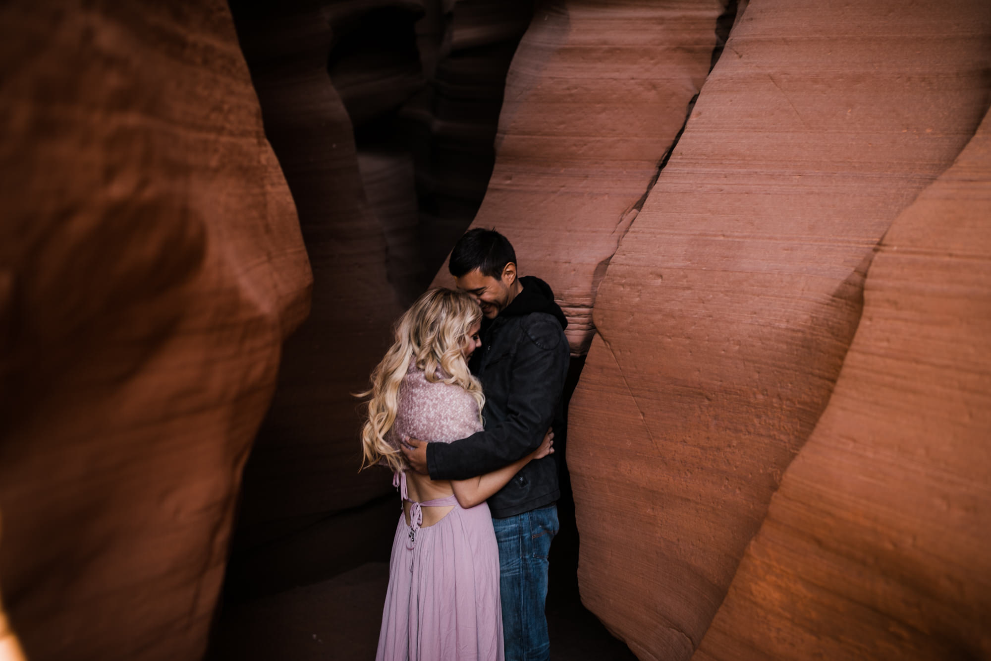 chelsea + jorge's day-after wedding adventure session in page, arizona | antelope canyon | adventure elopement photographer | the hearnes adventure photography | www.thehearnes.com