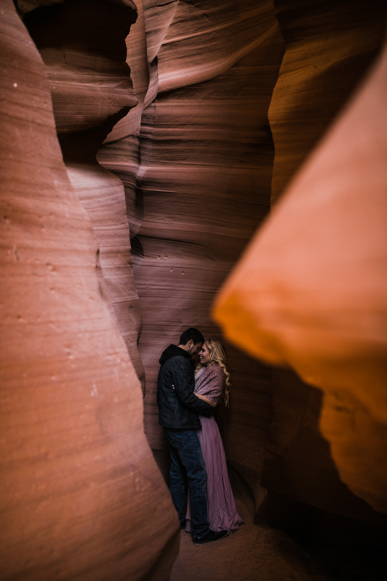 chelsea + jorge's day-after wedding adventure session in page, arizona | antelope canyon | adventure elopement photographer | the hearnes adventure photography | www.thehearnes.com