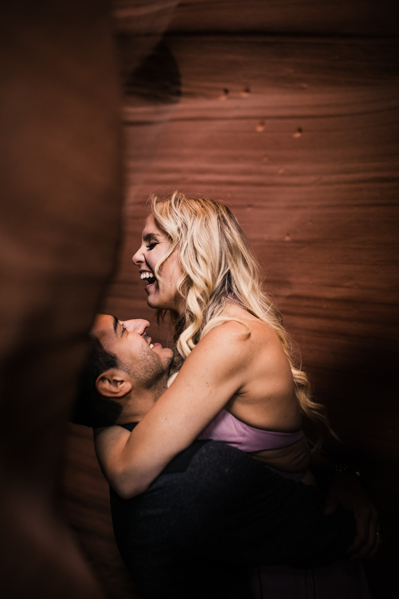 chelsea + jorge's day-after wedding adventure session in page, arizona | antelope canyon | adventure elopement photographer | the hearnes adventure photography | www.thehearnes.com