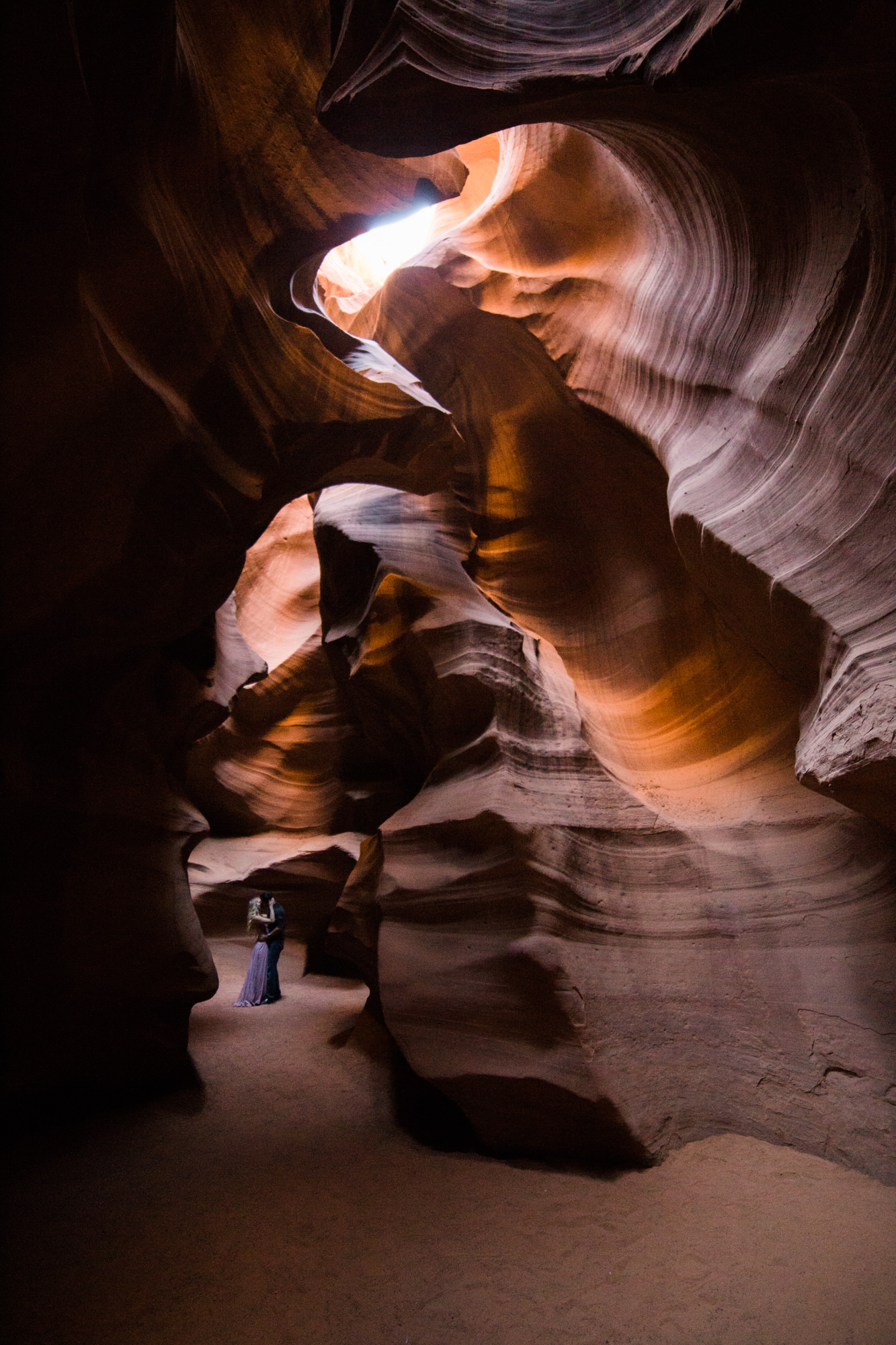 chelsea + jorge's day-after wedding adventure session in page, arizona | antelope canyon | adventure elopement photographer | the hearnes adventure photography | www.thehearnes.com