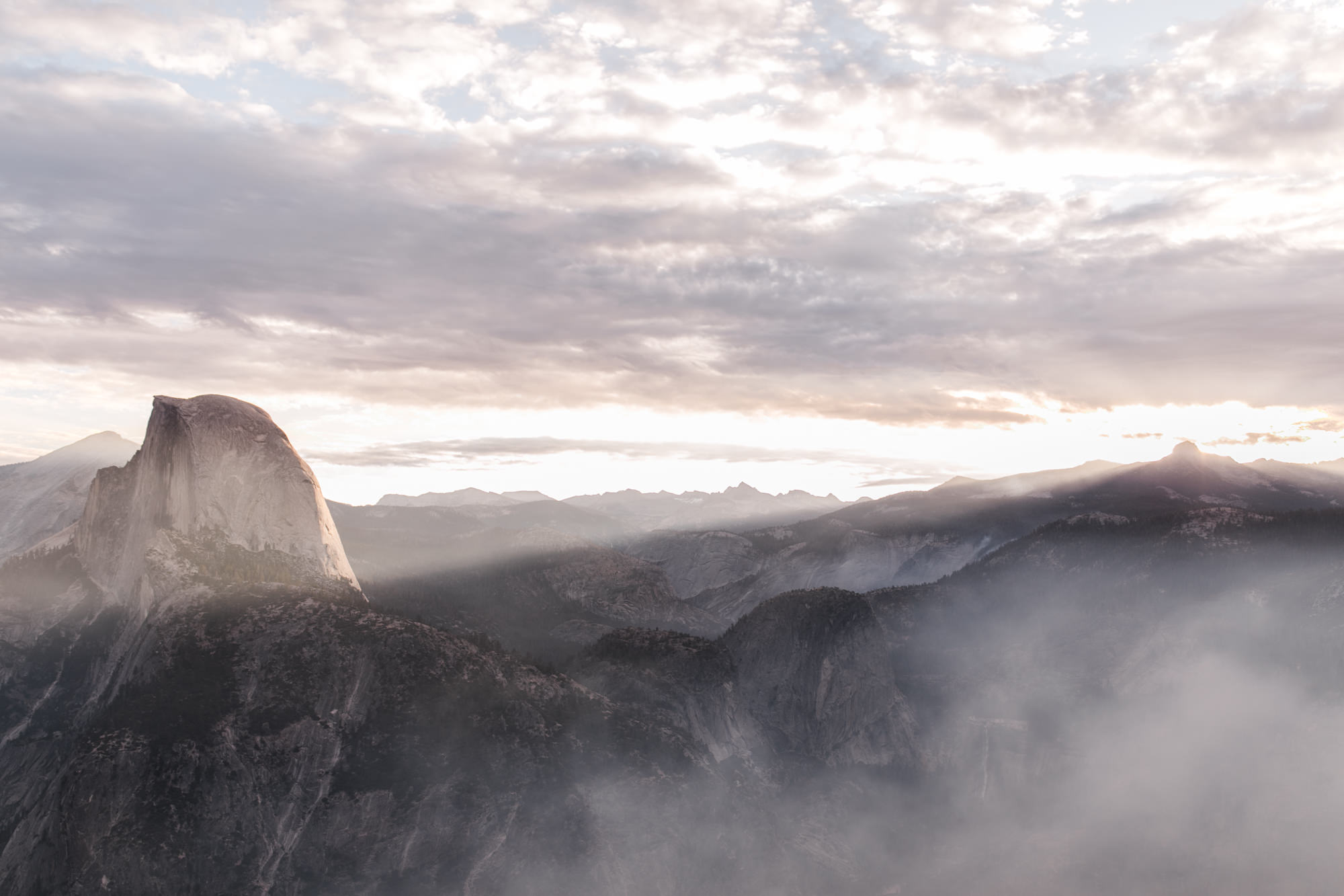intimate wedding at glacier point | yosemite national park | destination wedding photographer | the hearnes adventure photography | www.thehearnes.com