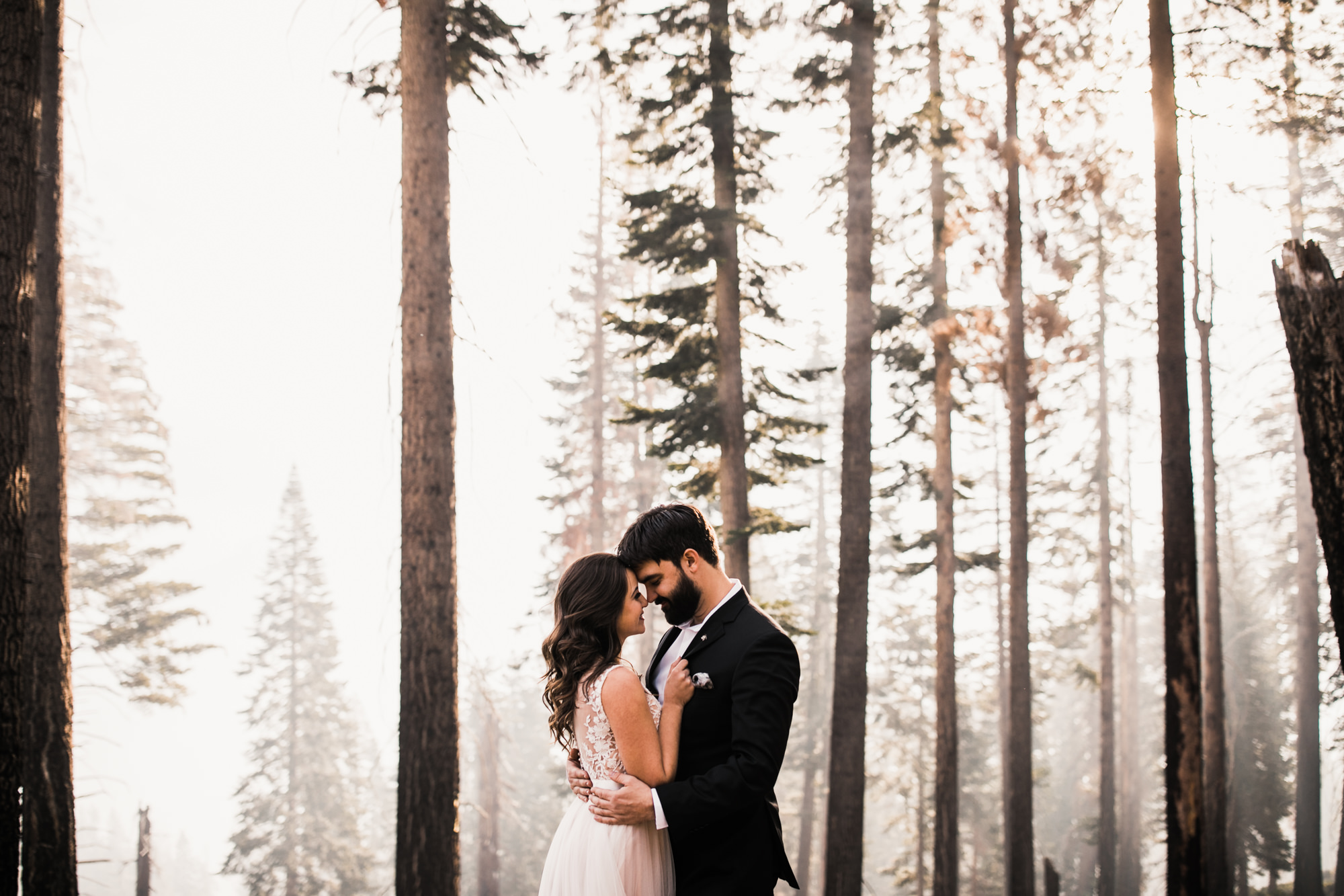 adventurous yosemite elopement | sunrise at glacier point | sunset wedding ceremony at taft point | destination elopement photographer | the hearnes adventure photography | www.thehearnes.com