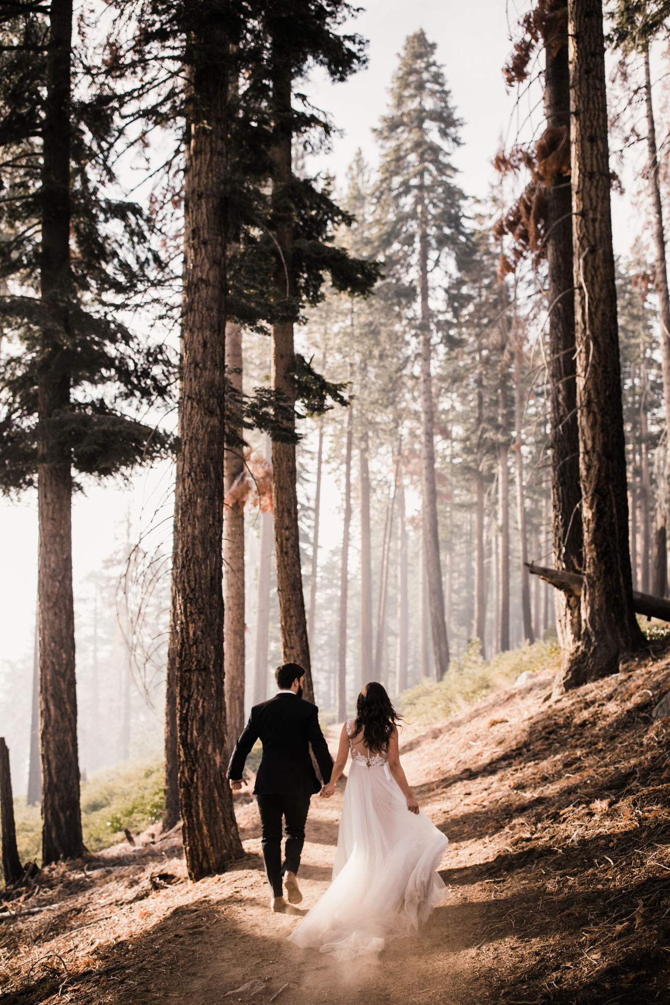 adventurous yosemite elopement | sunrise at glacier point | sunset wedding ceremony at taft point | destination elopement photographer | the hearnes adventure photography | www.thehearnes.com