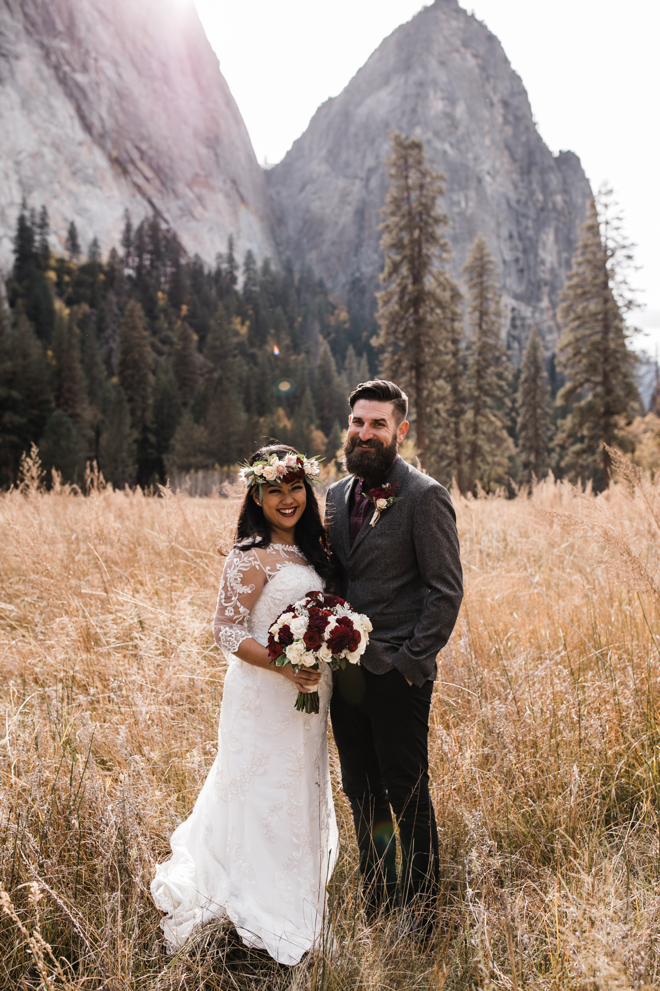 chris + jen's intimate yosemite wedding | yosemite adventure wedding photographer | the hearnes adventure photography | www.thehearnes.com