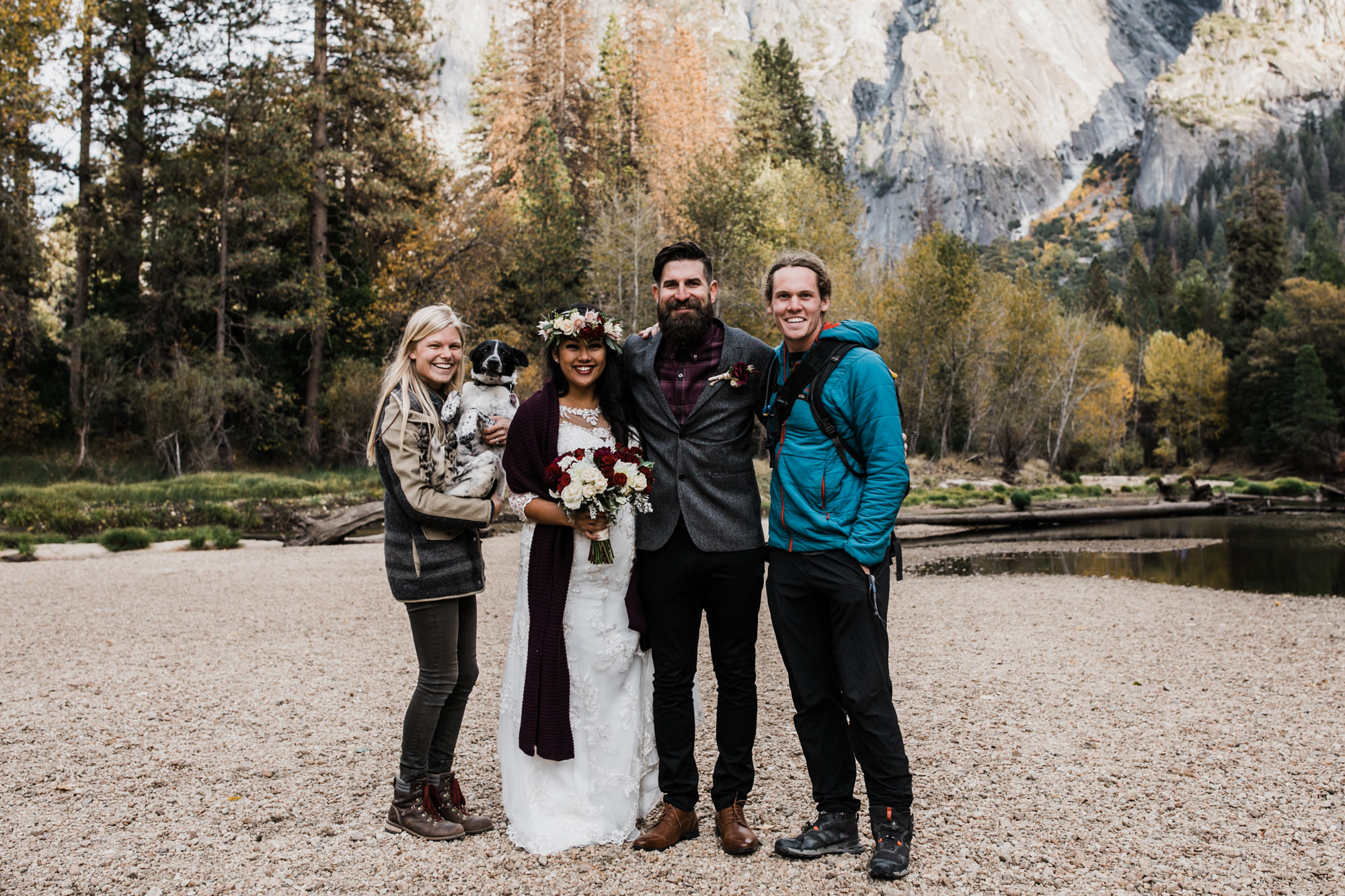 chris + jen's intimate yosemite wedding | yosemite adventure wedding photographer | the hearnes adventure photography | www.thehearnes.com