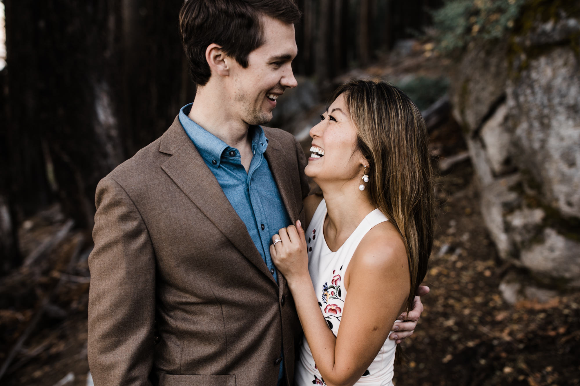 meng + matt's adventurous glacier point engagement session | yosemite national park | california adventure elopement photographer | the hearnes adventure photography | www.thehearnes.com