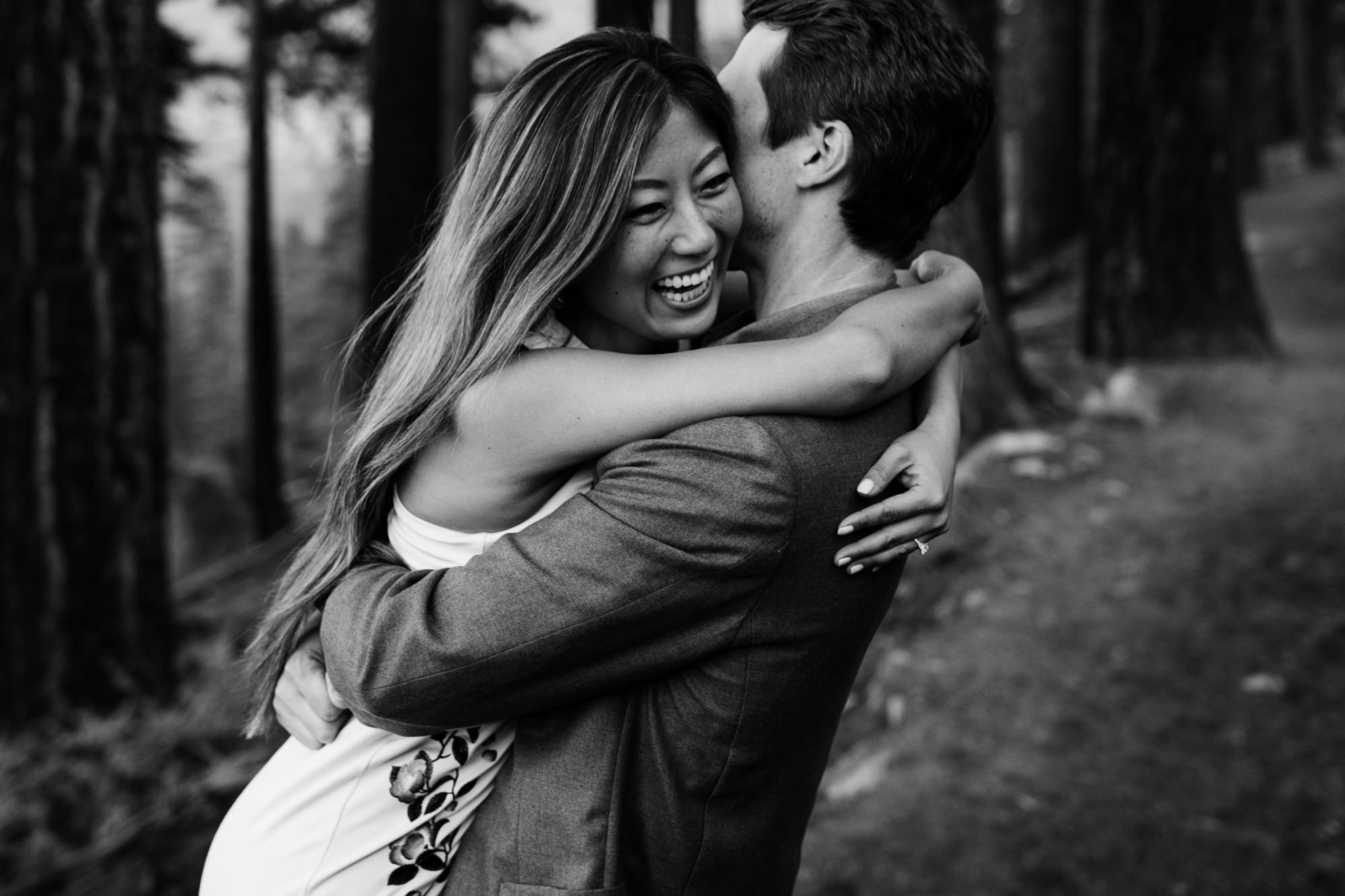 meng + matt's adventurous glacier point engagement session | yosemite national park | california adventure elopement photographer | the hearnes adventure photography | www.thehearnes.com