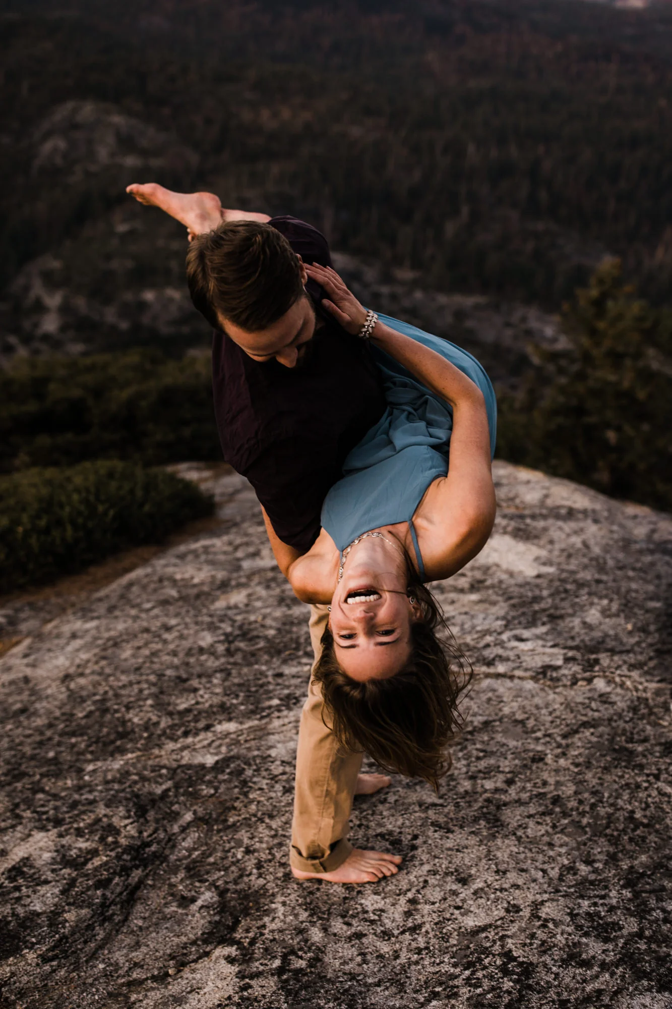 lauren + nick's adventurous national forest engagement session | california adventure elopement photographer | the hearnes adventure photography | www.thehearnes.com