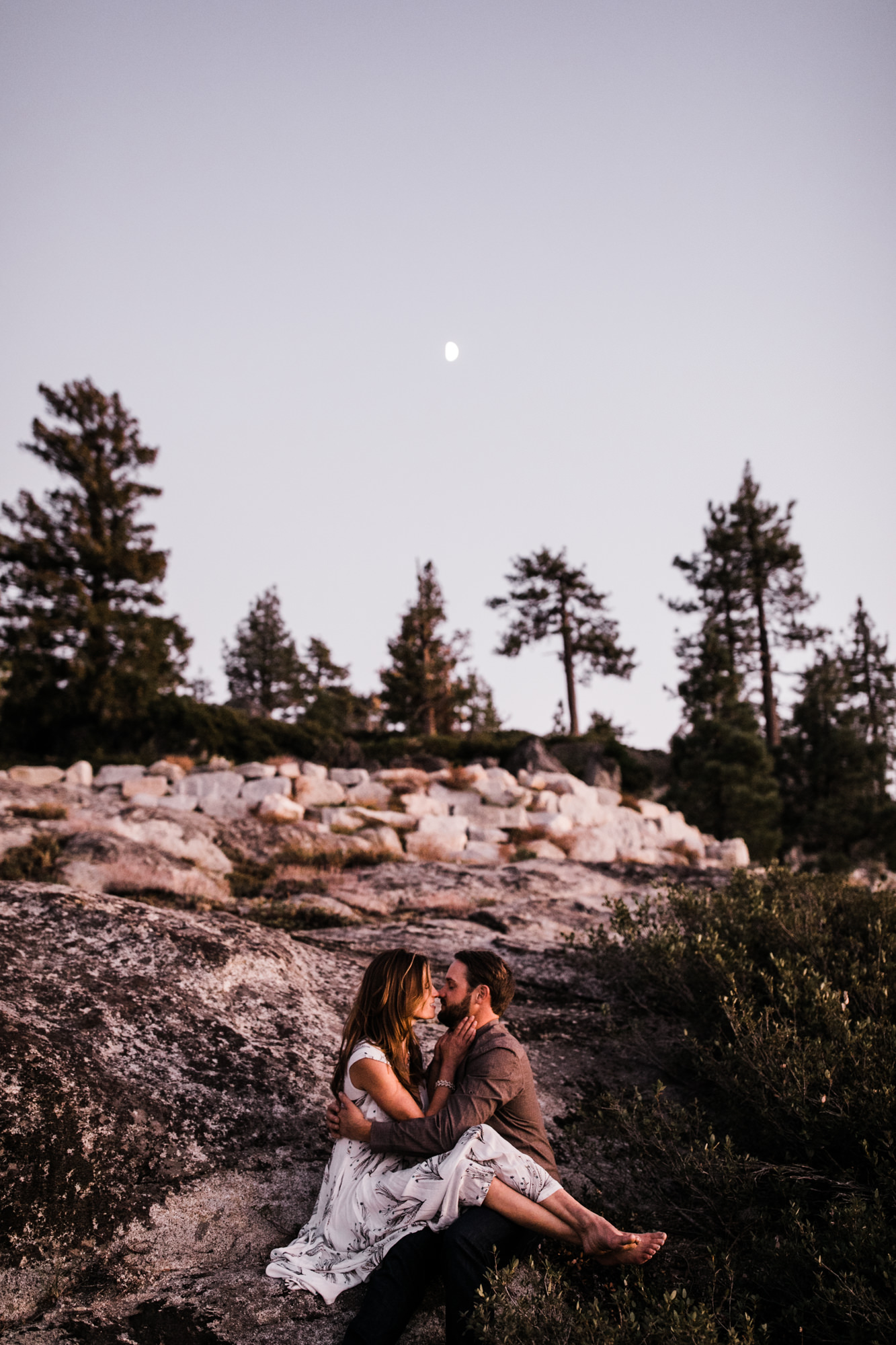 lauren + nick's adventurous national forest engagement session | california adventure elopement photographer | the hearnes adventure photography | www.thehearnes.com