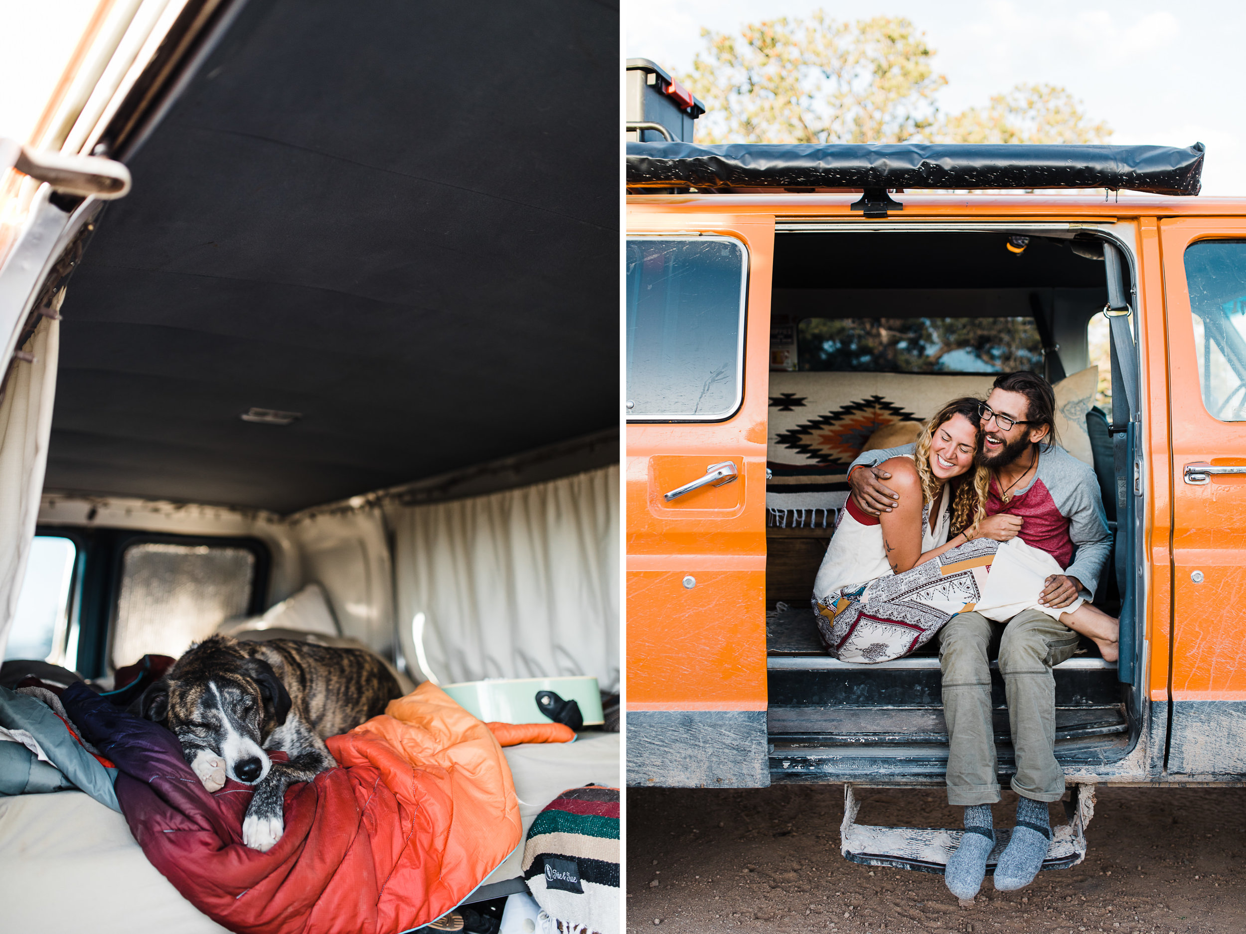 desert van life session | destination engagement photo inspiration | utah adventure elopement photographers | the hearnes adventure photography | www.thehearnes.com