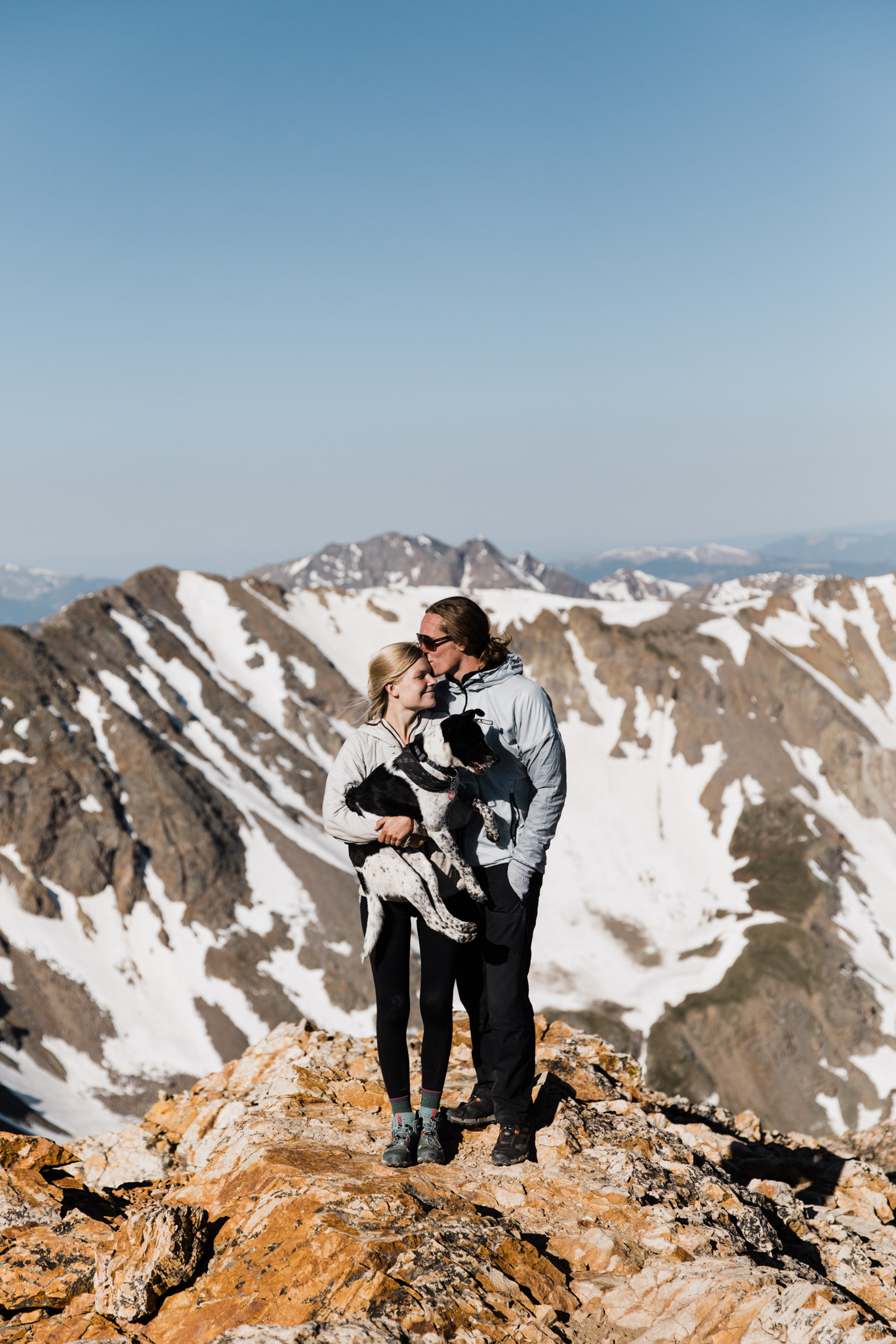 climbing mountains in colorado | utah and california adventure elopement photographers | the hearnes adventure photography | www.thehearnes.com