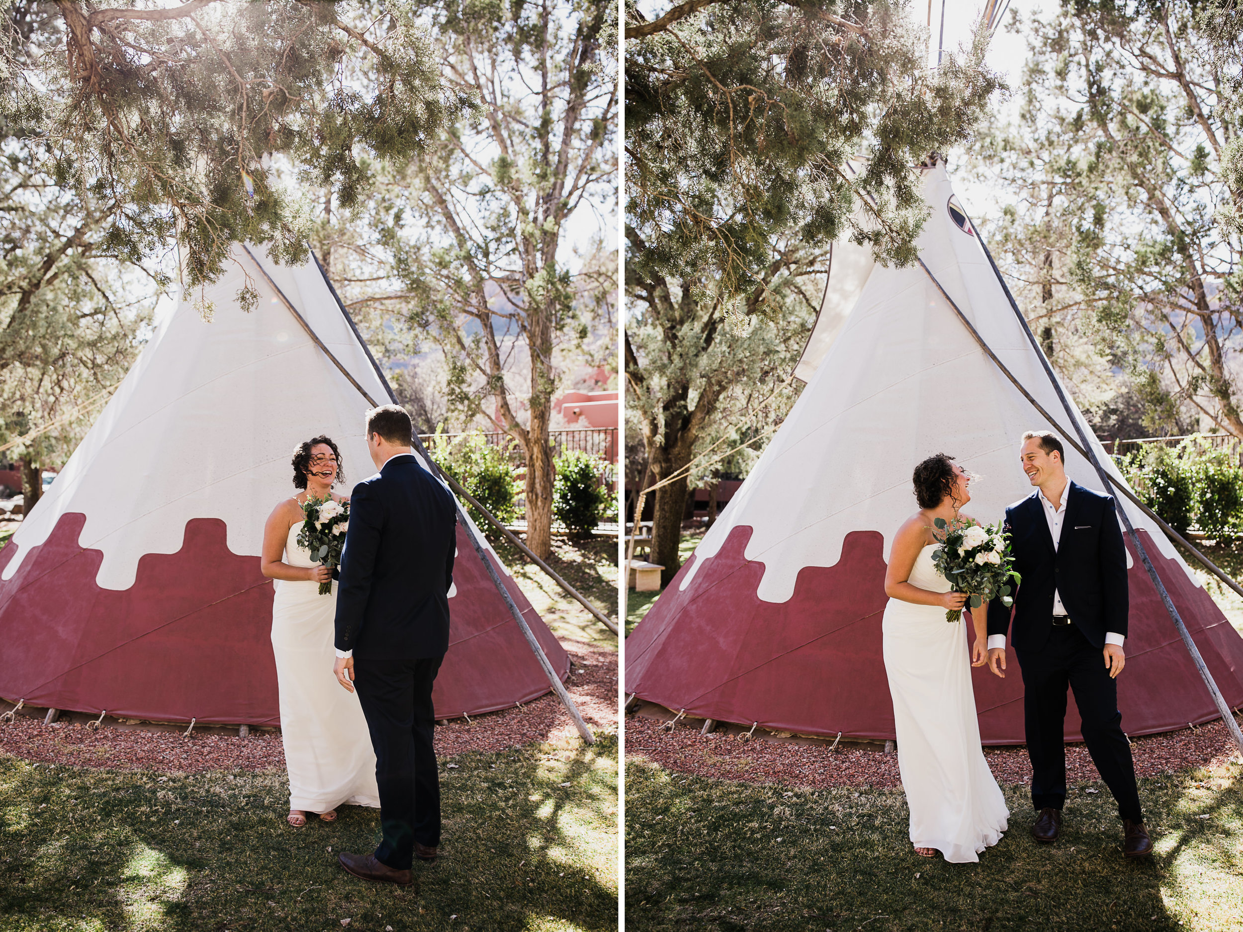 adventure elopement in sedona, arizona | travel destination wedding photographers | the hearnes adventure photography | www.thehearnes.com