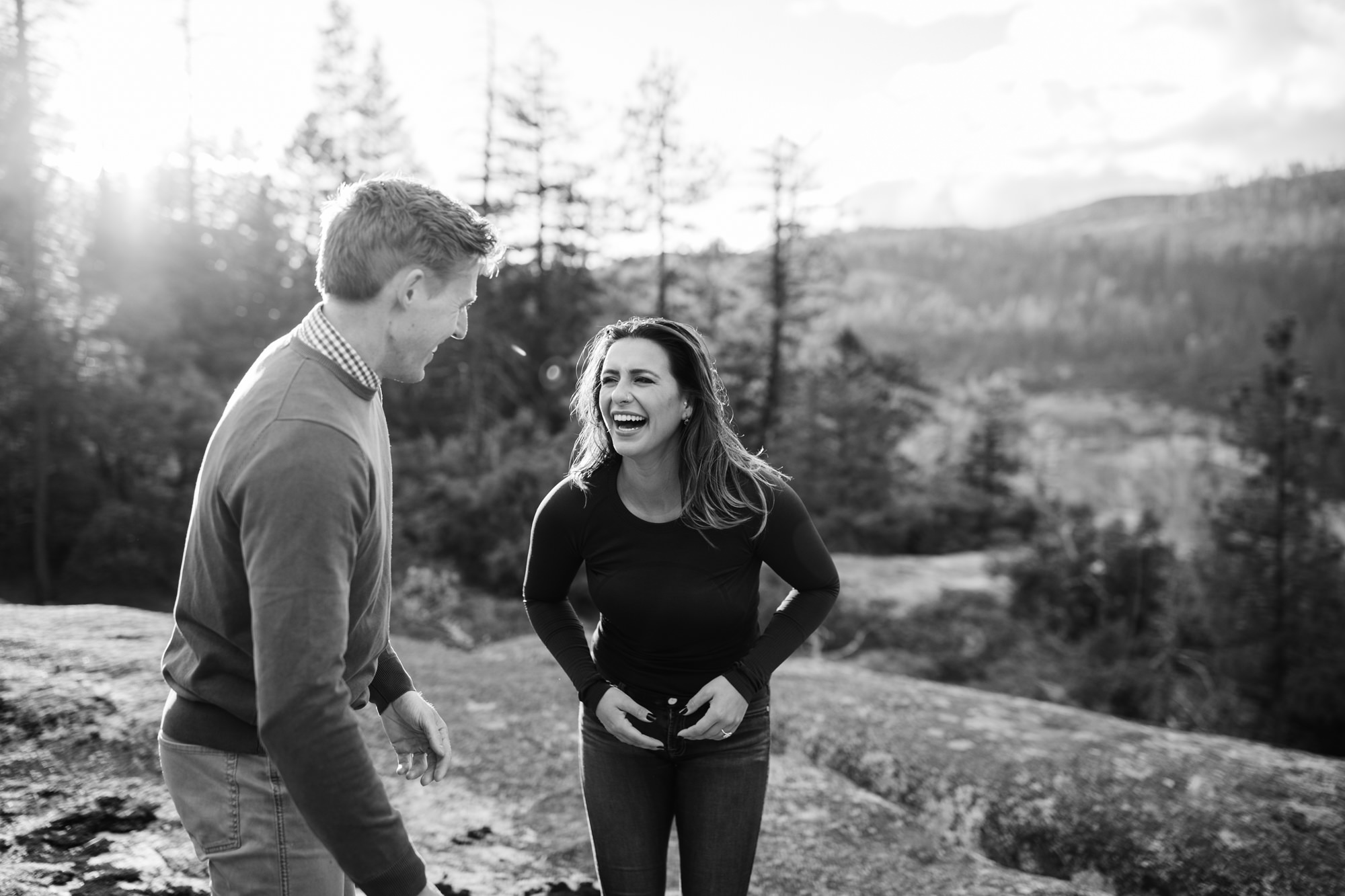 mountain top engagement session in yosemite national park | adventurous destination wedding photographer | the hearnes adventure photography | www.thehearnes.com