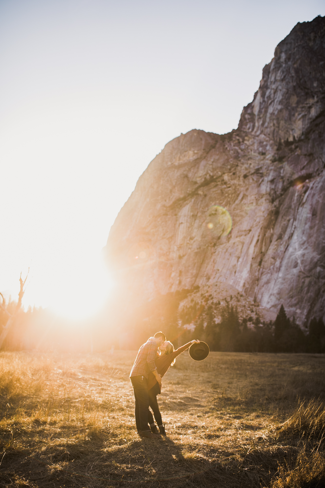 hannah + jason's van life engagement photos in yosemite | national park wedding photographer | the hearnes adventure photography | www.thehearnes.com