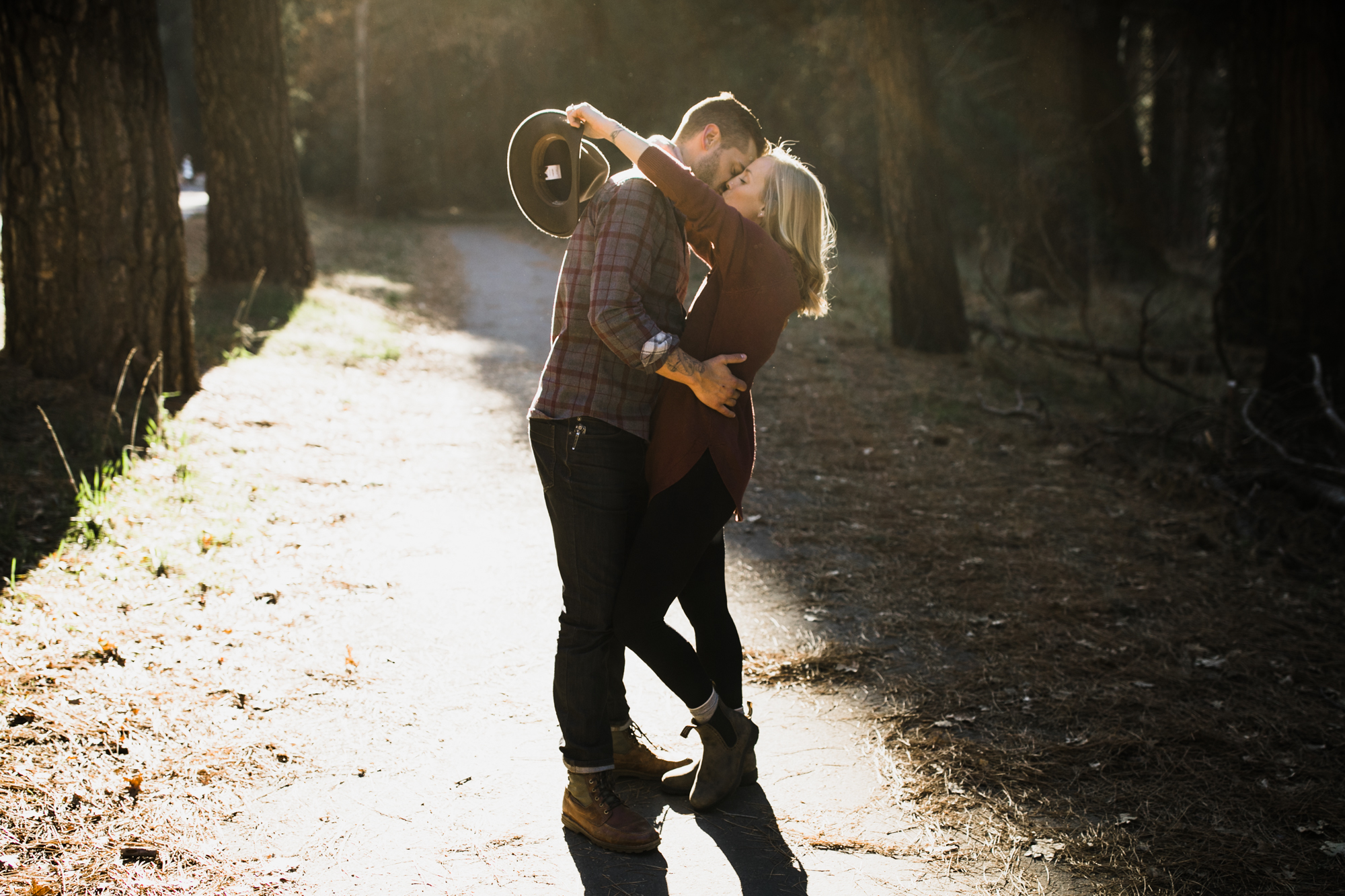 hannah + jason's van life engagement photos in yosemite | national park wedding photographer | the hearnes adventure photography | www.thehearnes.com