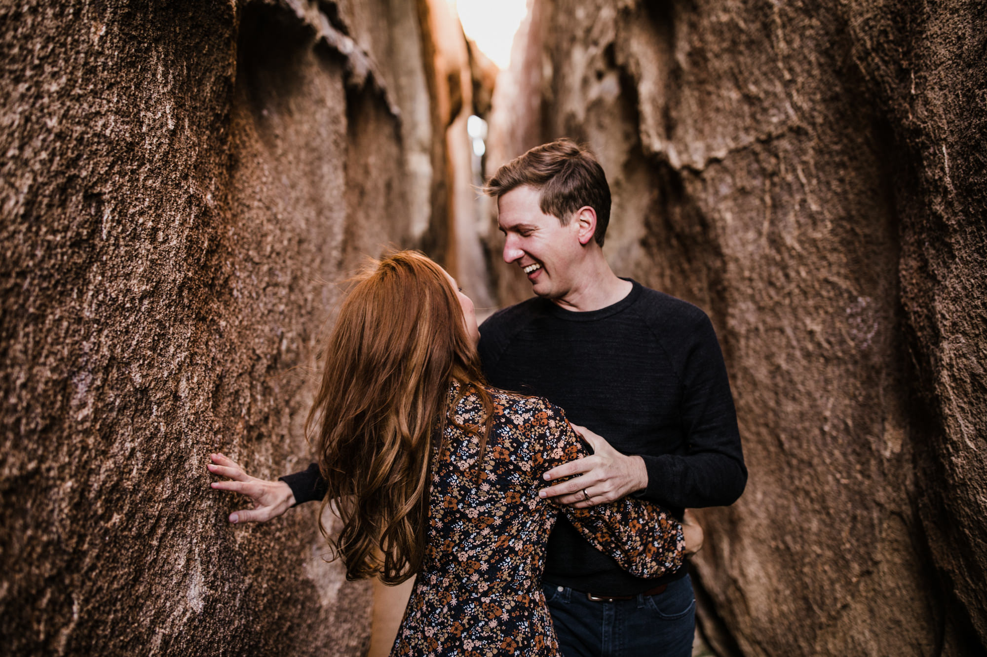 adventurous engagement photos in joshua tree | national park elopement photographer | the hearnes adventure photography | www.thehearnes.com