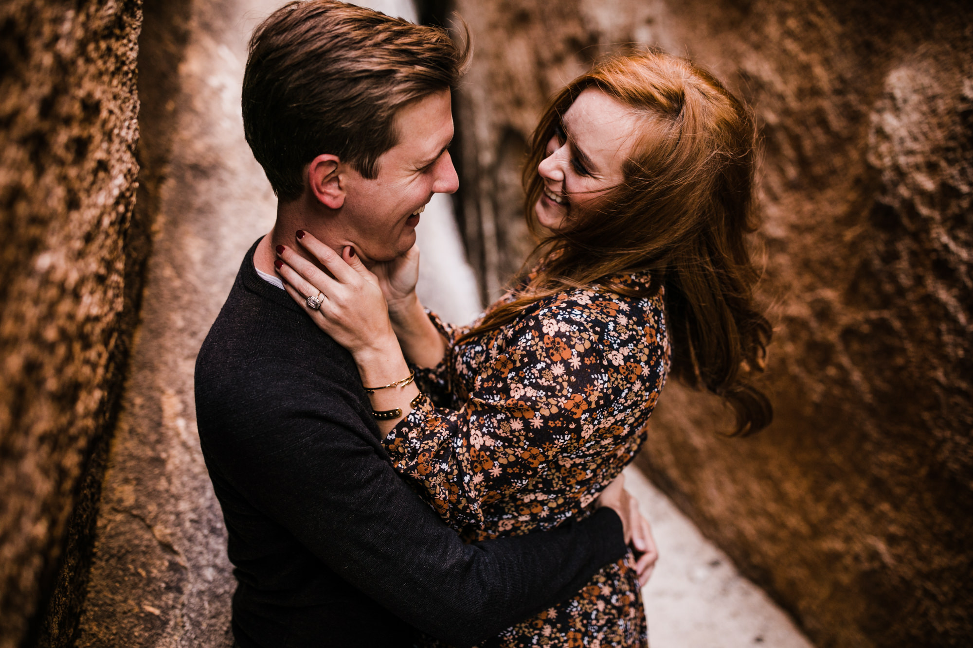 adventurous engagement photos in joshua tree | national park elopement photographer | the hearnes adventure photography | www.thehearnes.com