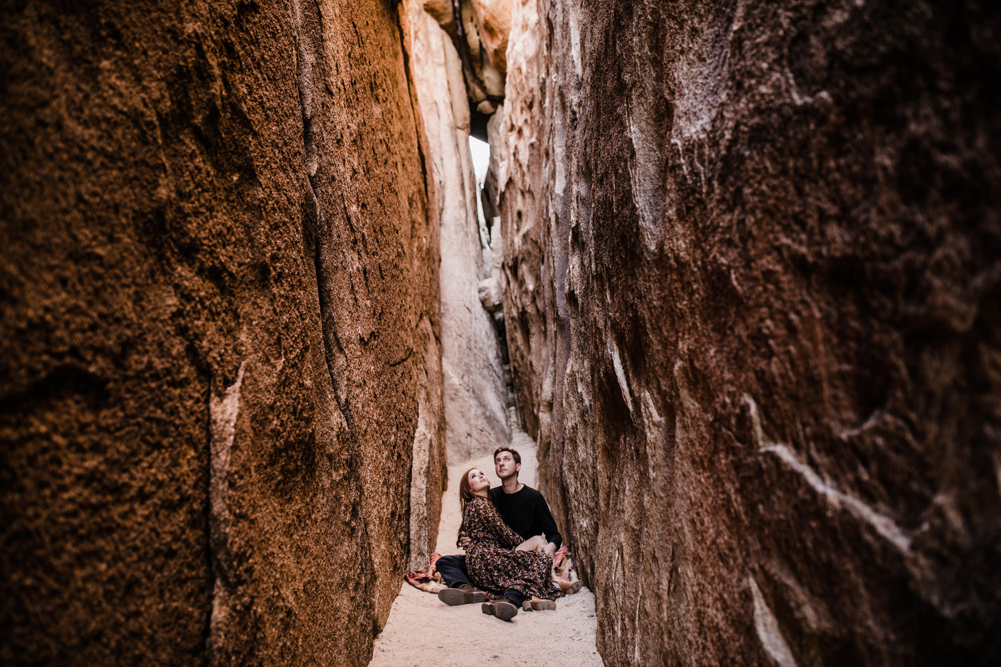 adventurous engagement photos in joshua tree | national park elopement photographer | the hearnes adventure photography | www.thehearnes.com