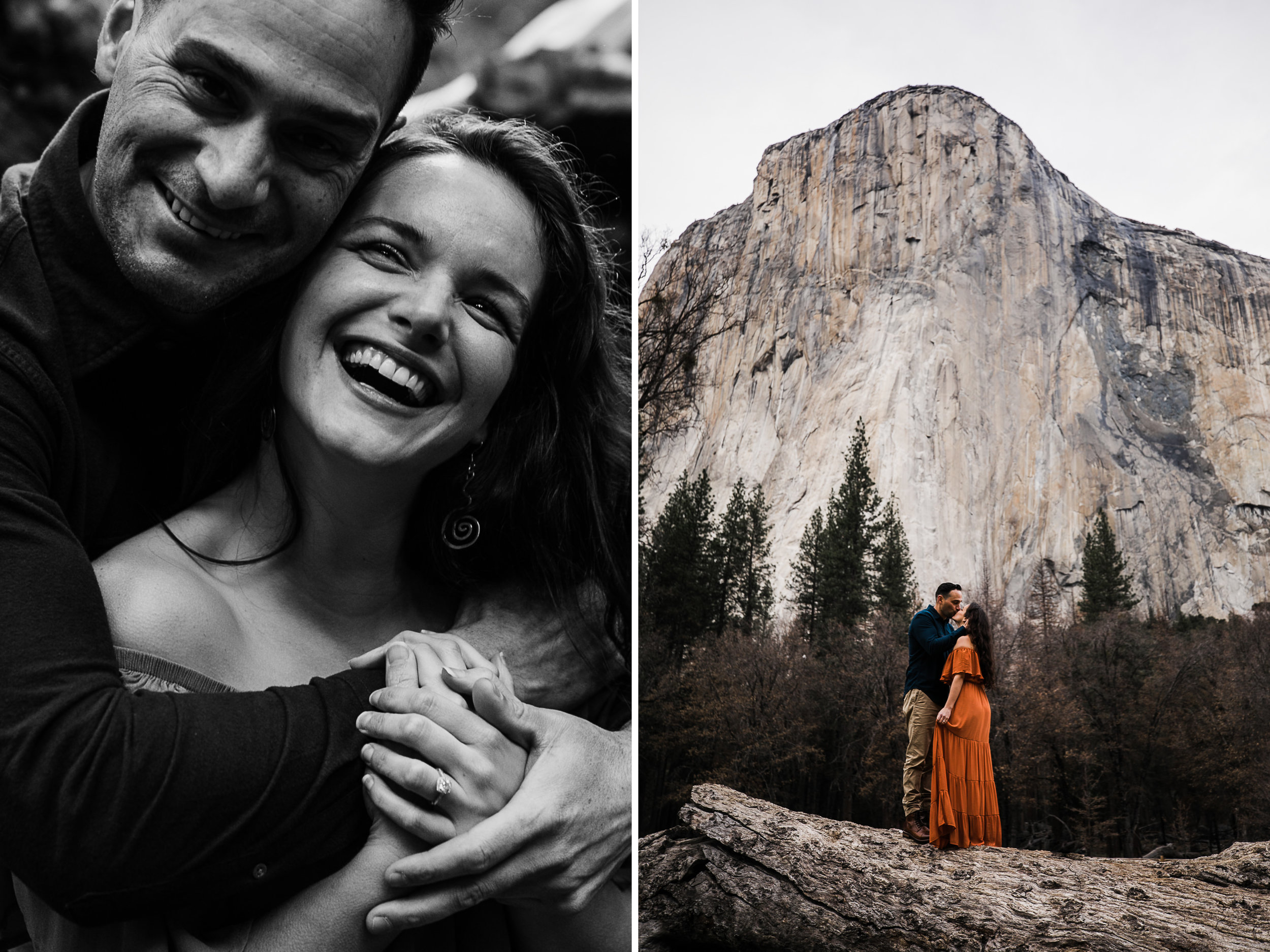 waterfalls + meadows engagement session in yosemite national park | adventurous elopement photographer | the hearnes adventure photography | www.thehearnes.com