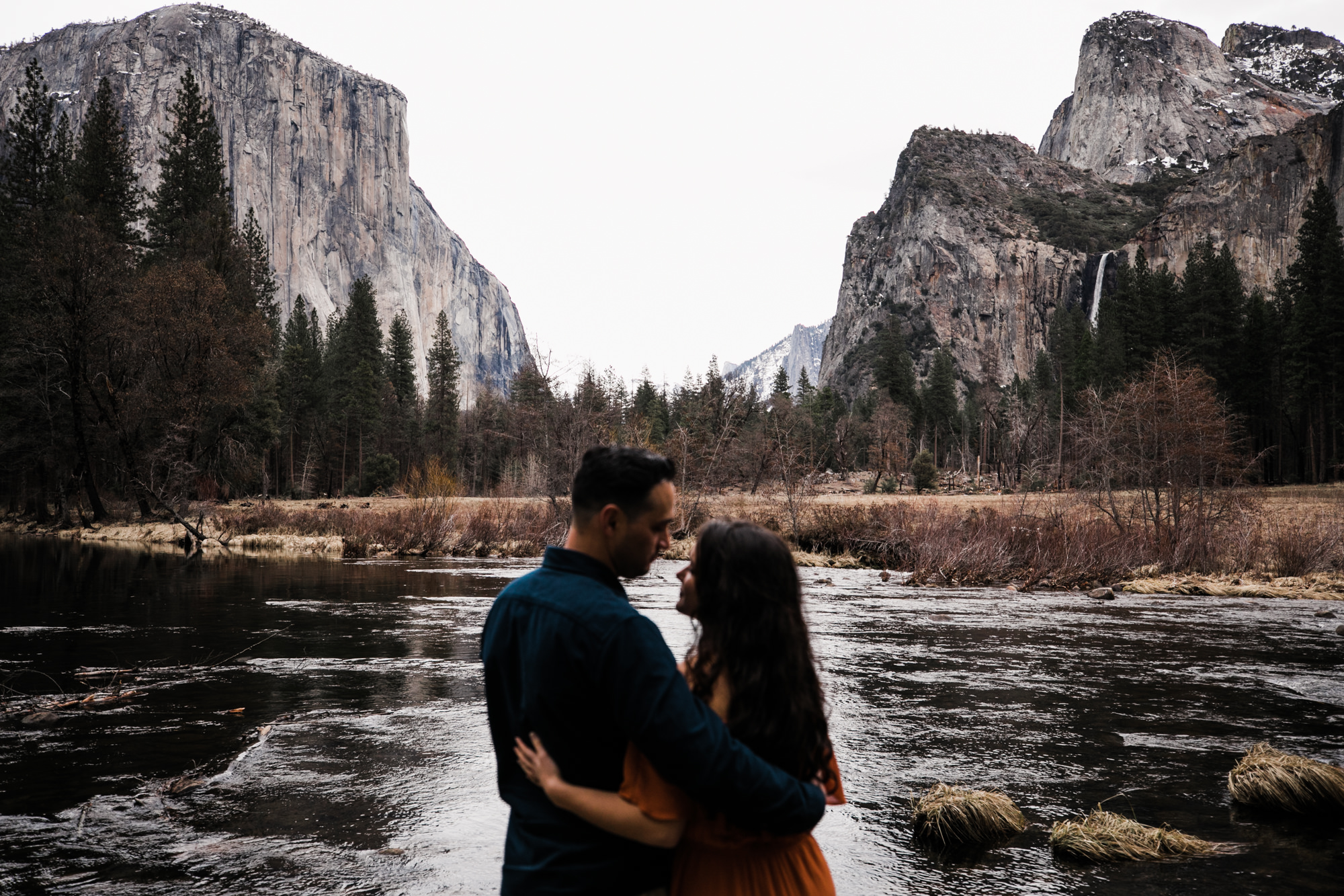 waterfalls + meadows engagement session in yosemite national park | adventurous elopement photographer | the hearnes adventure photography | www.thehearnes.com