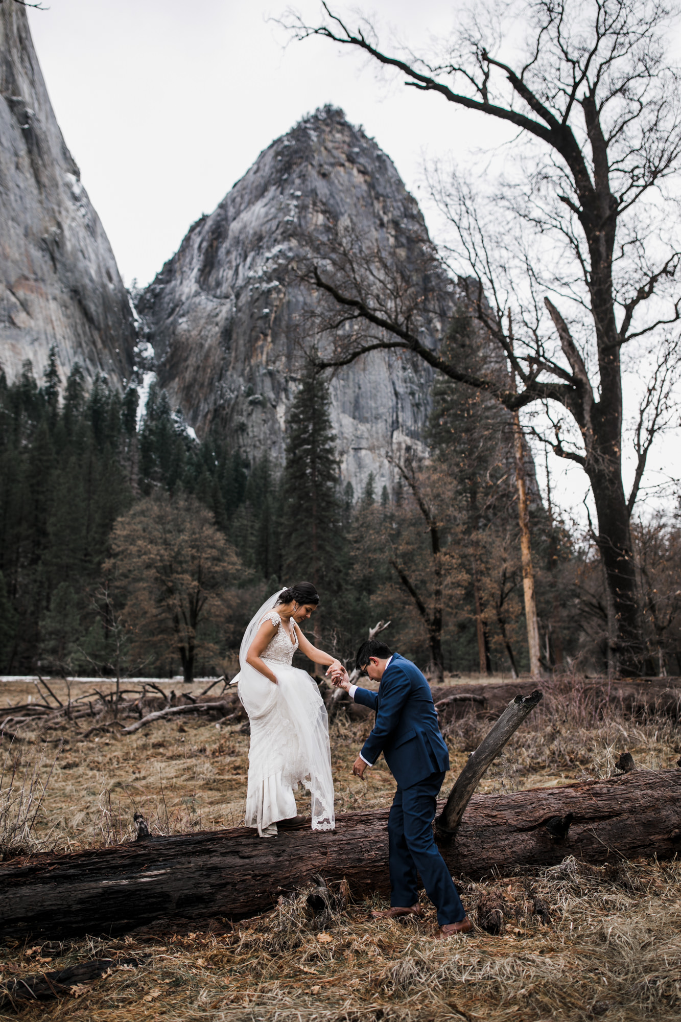 adventure elopement photographer in yosemite