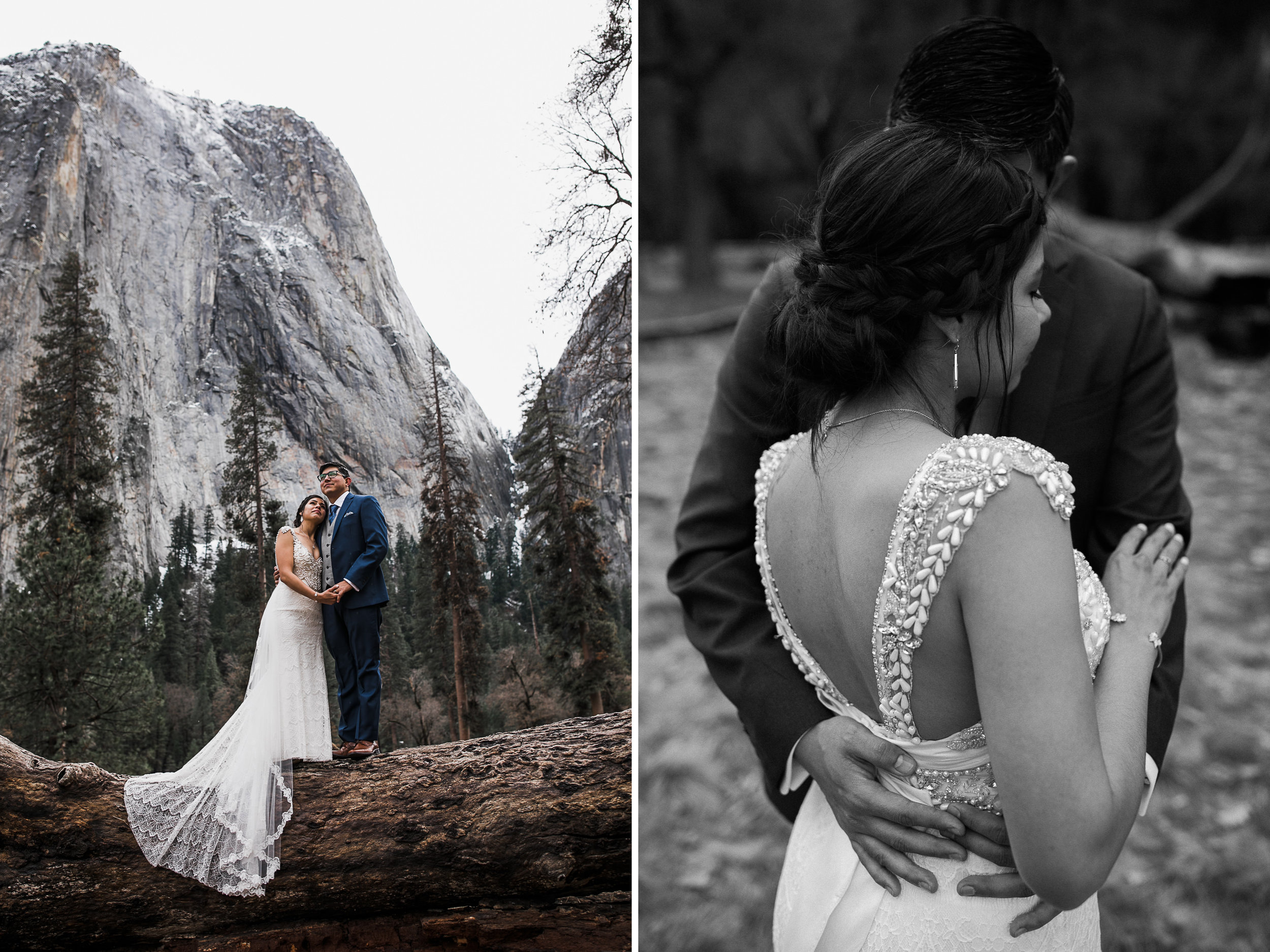 adventure wedding in Yosemite national park