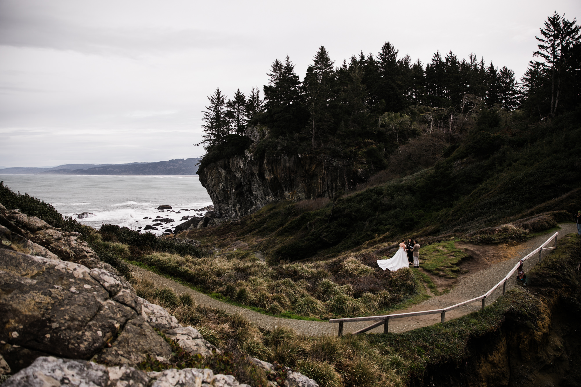 elopement in patrick's point state park california