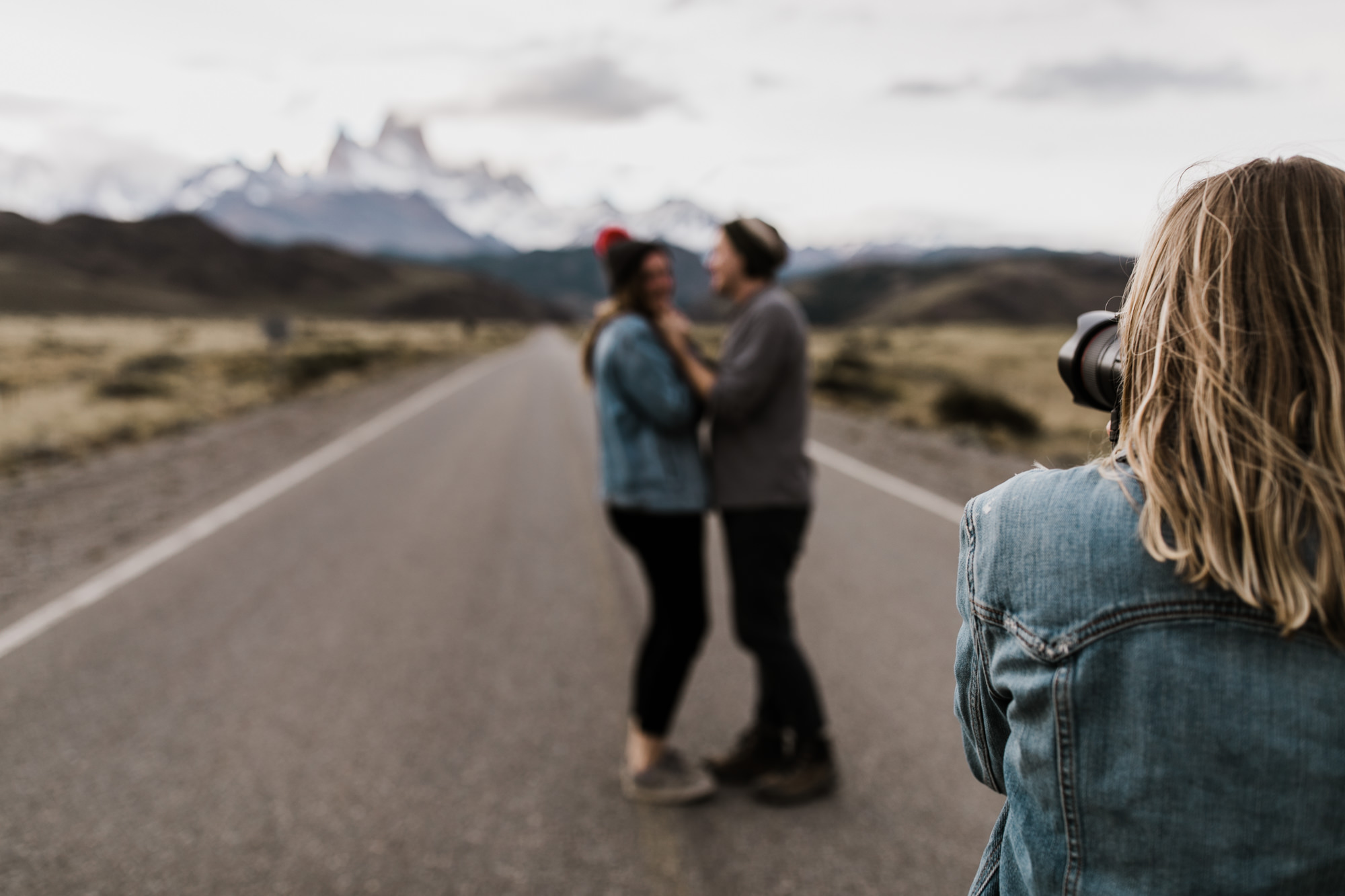 adventure wedding photographers behind the scenes in patagonia 