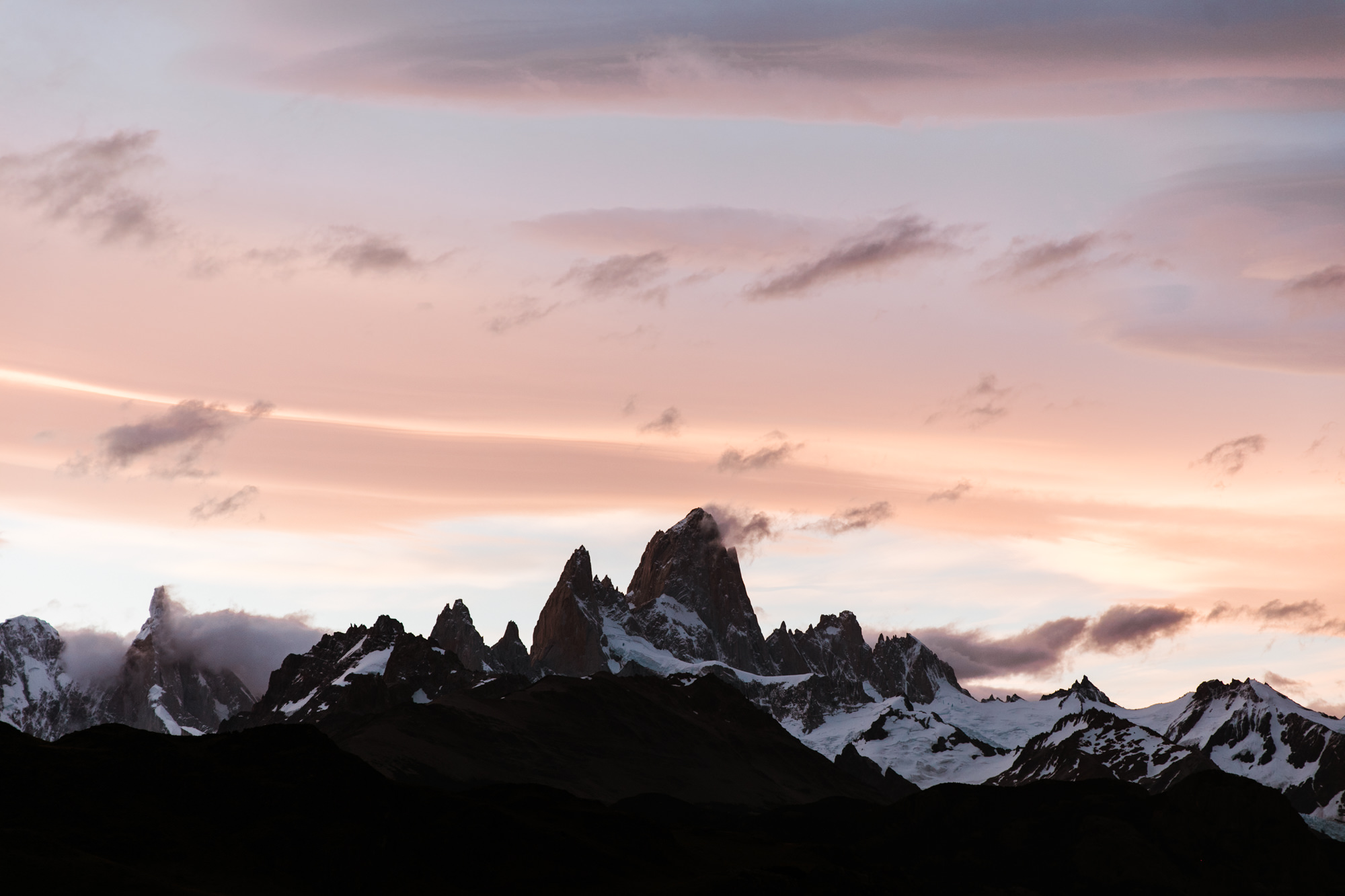 fitz roy sunset