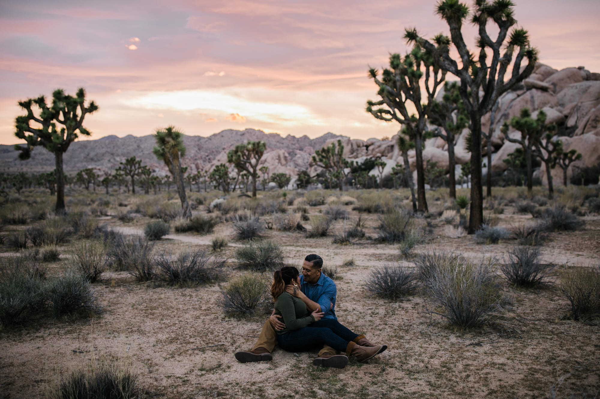 tamara + jerry's joshua tree national park engagement session | desert elopement inspiration