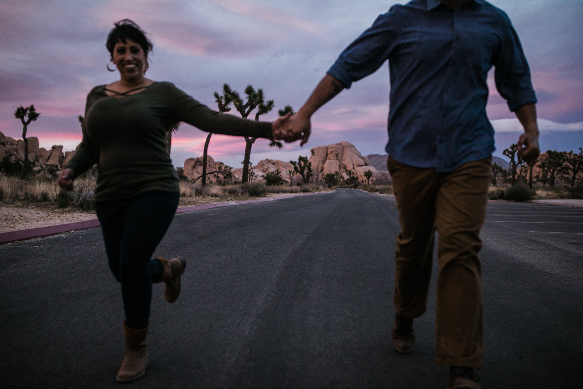 tamara + jerry's joshua tree national park engagement session | desert elopement inspiration | the hearnes adventure wedding photography | www.thehearnes.com