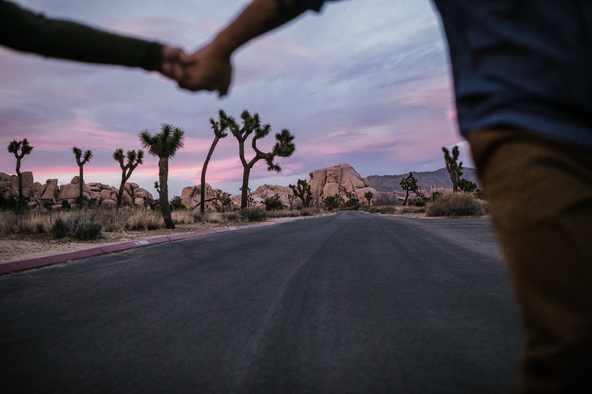 tamara + jerry's joshua tree national park engagement session | desert elopement inspiration | the hearnes adventure wedding photography | www.thehearnes.com