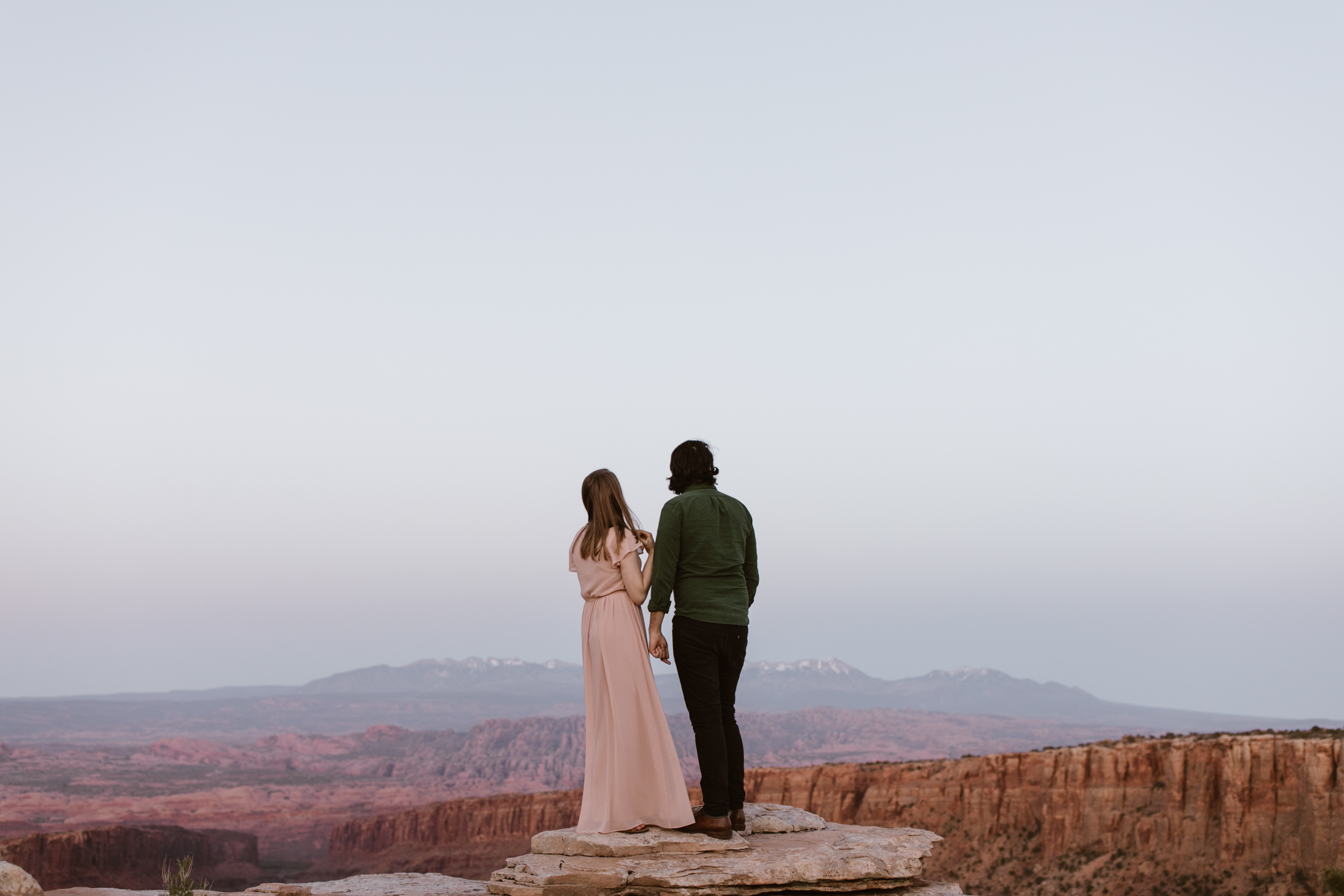 michelle + damian's post-elopement adventure session in moab | moab elopement photographer