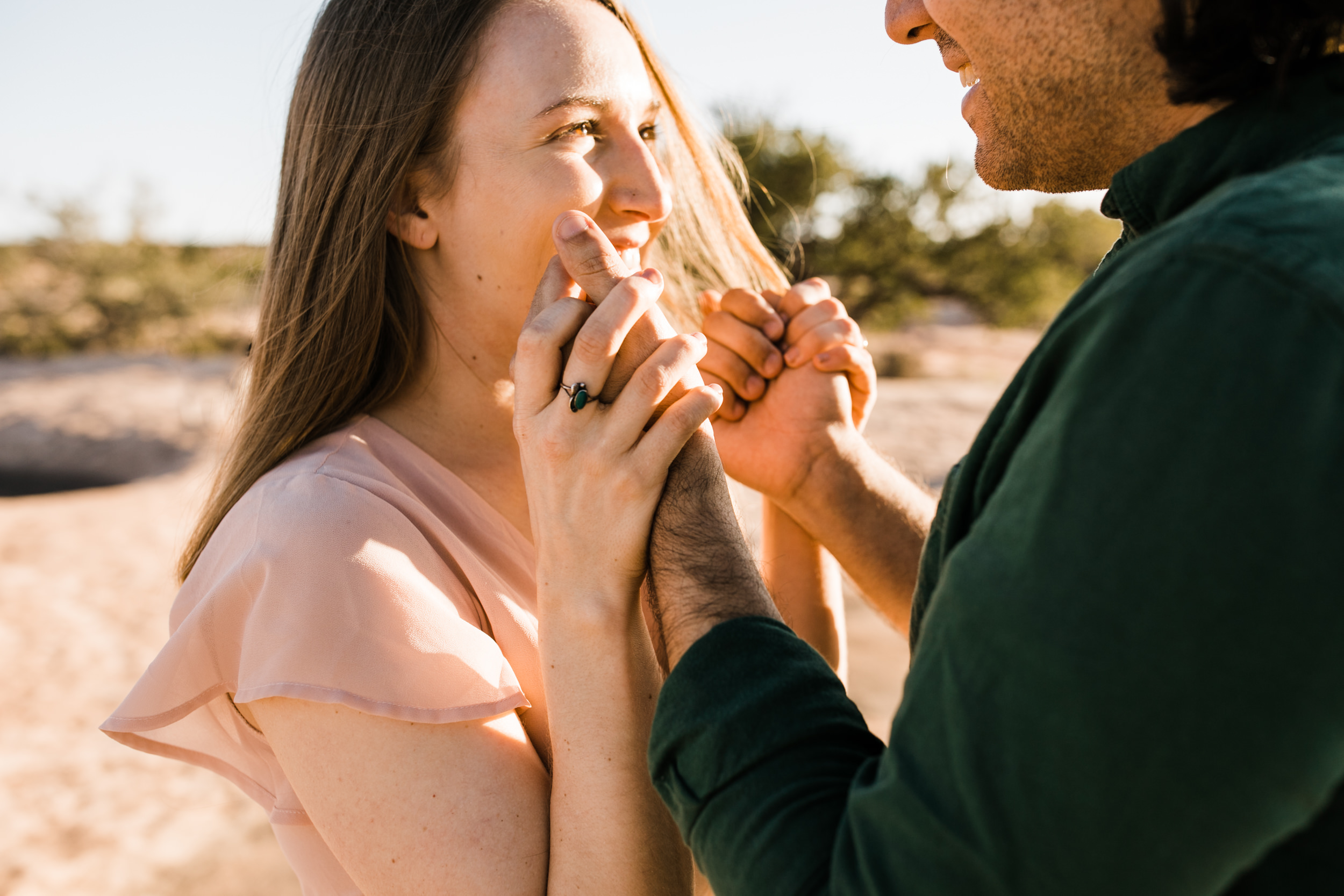 michelle + damian's post-elopement adventure session in moab | moab elopement photographer