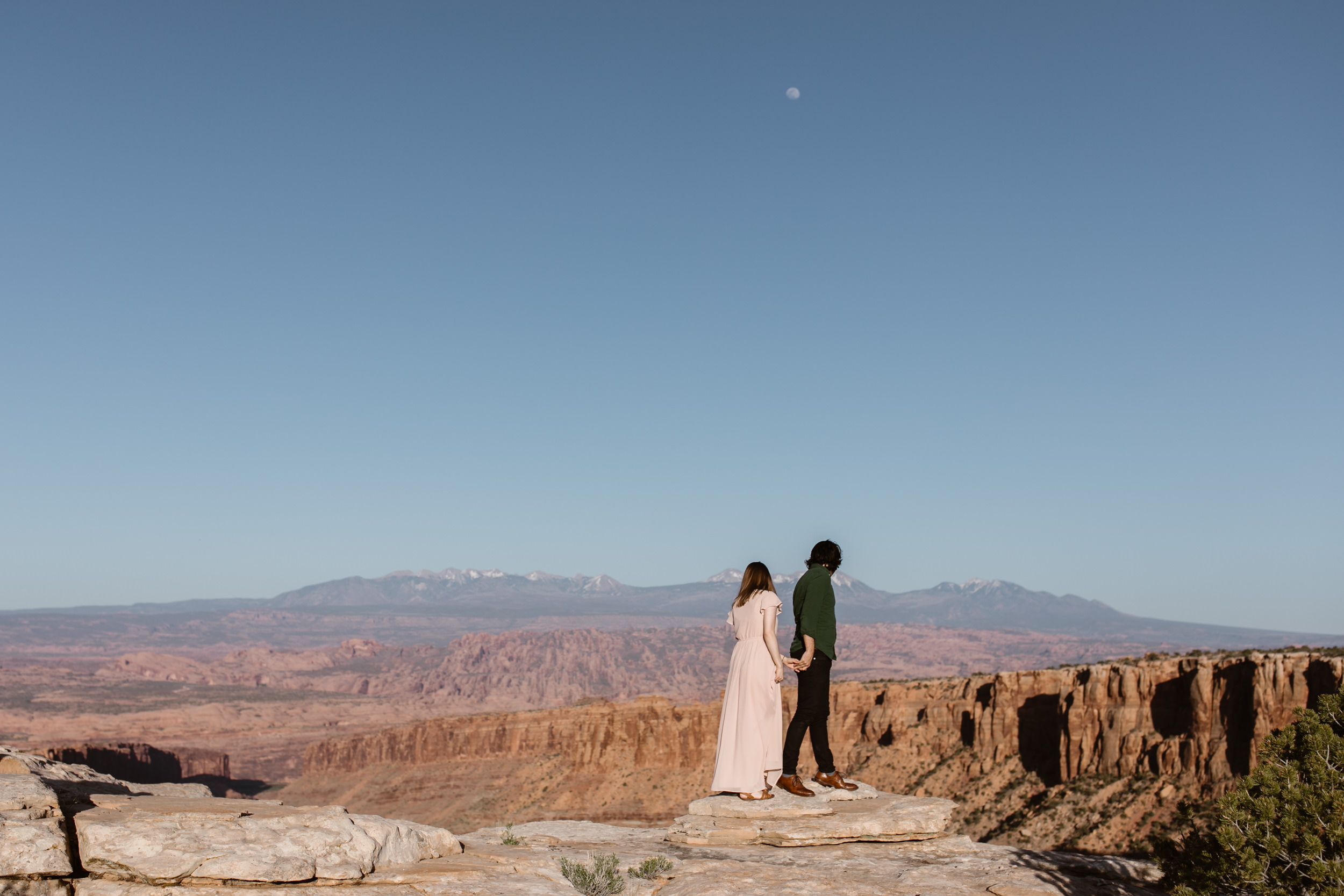 michelle + damian's post-elopement adventure session in moab | moab elopement photographer