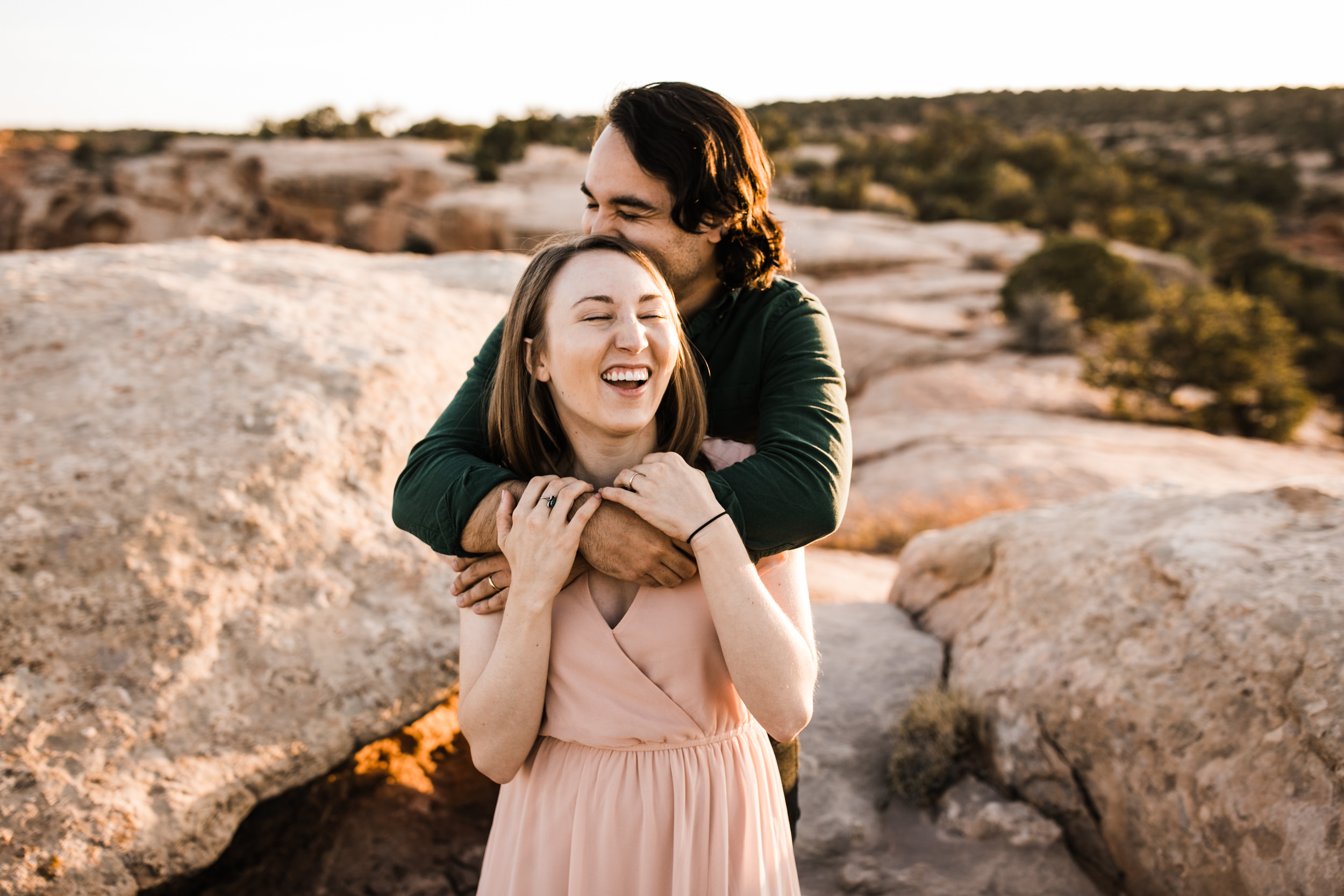 michelle + damian's post-elopement adventure session in moab | moab elopement photographer