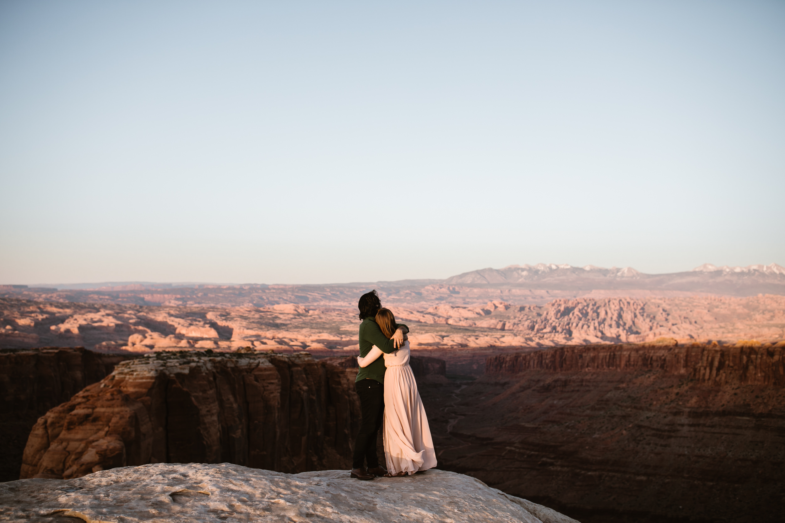 michelle + damian's post-elopement adventure session in moab | moab elopement photographer