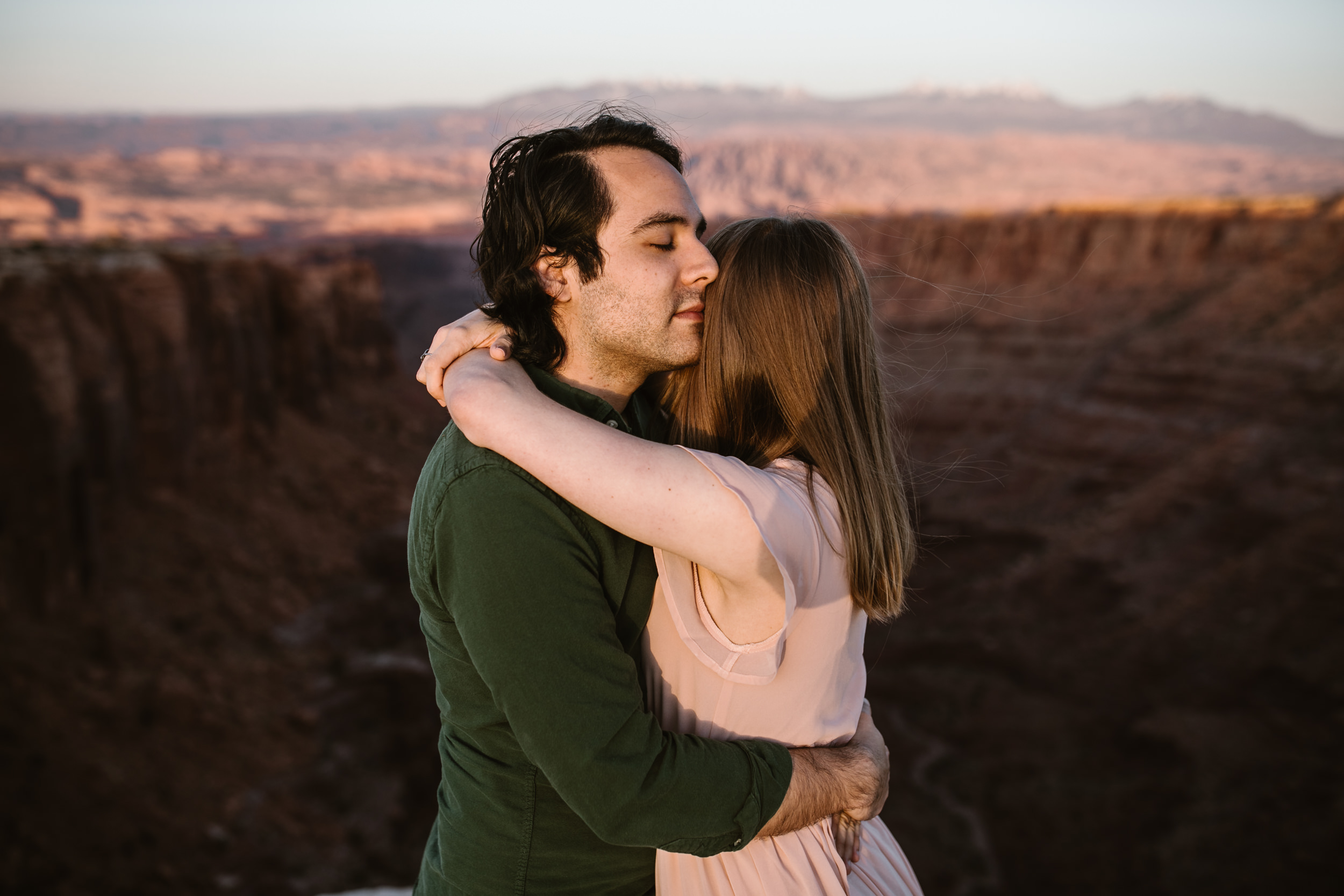 michelle + damian's post-elopement adventure session in moab | moab elopement photographer