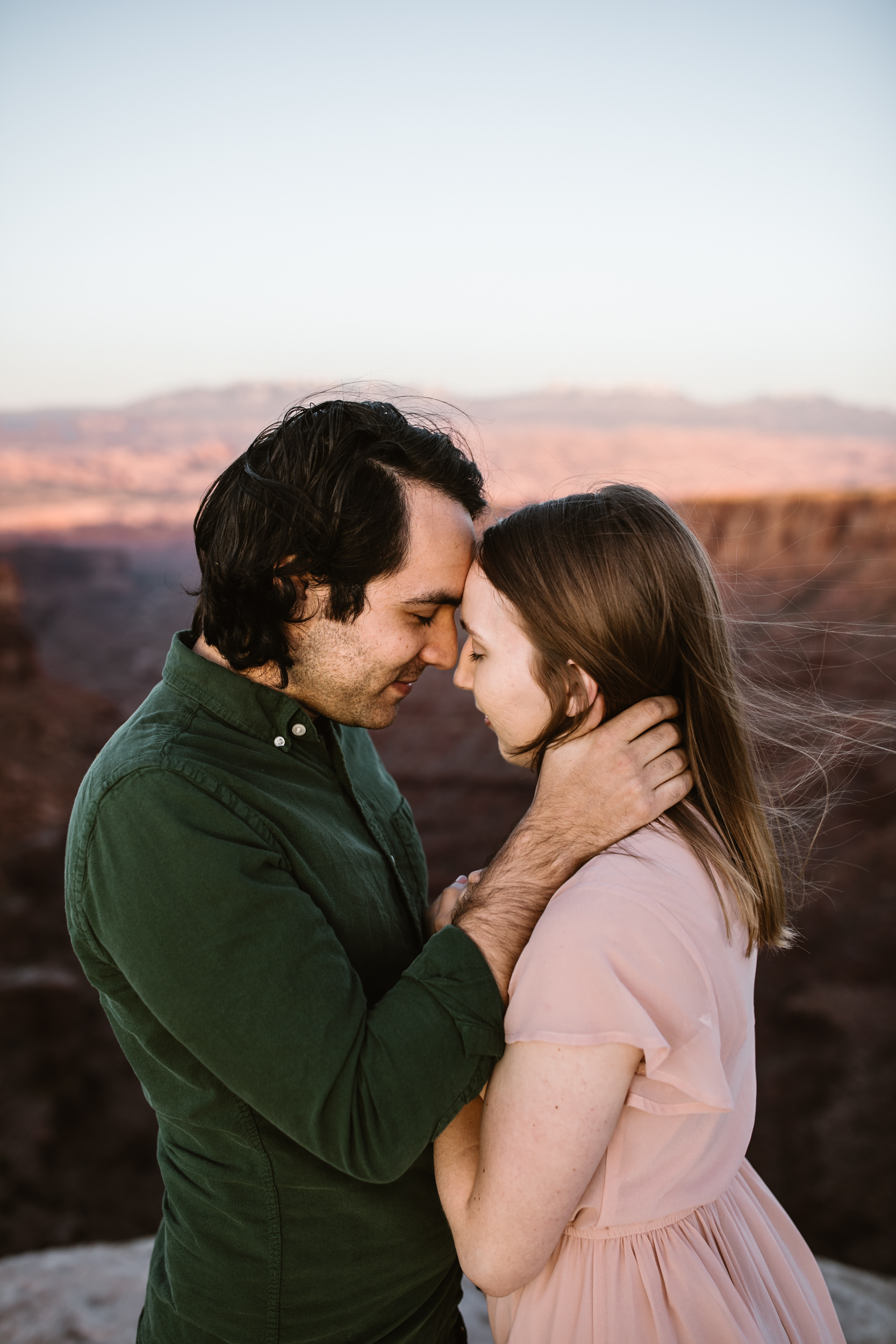 michelle + damian's post-elopement adventure session in moab | moab elopement photographer