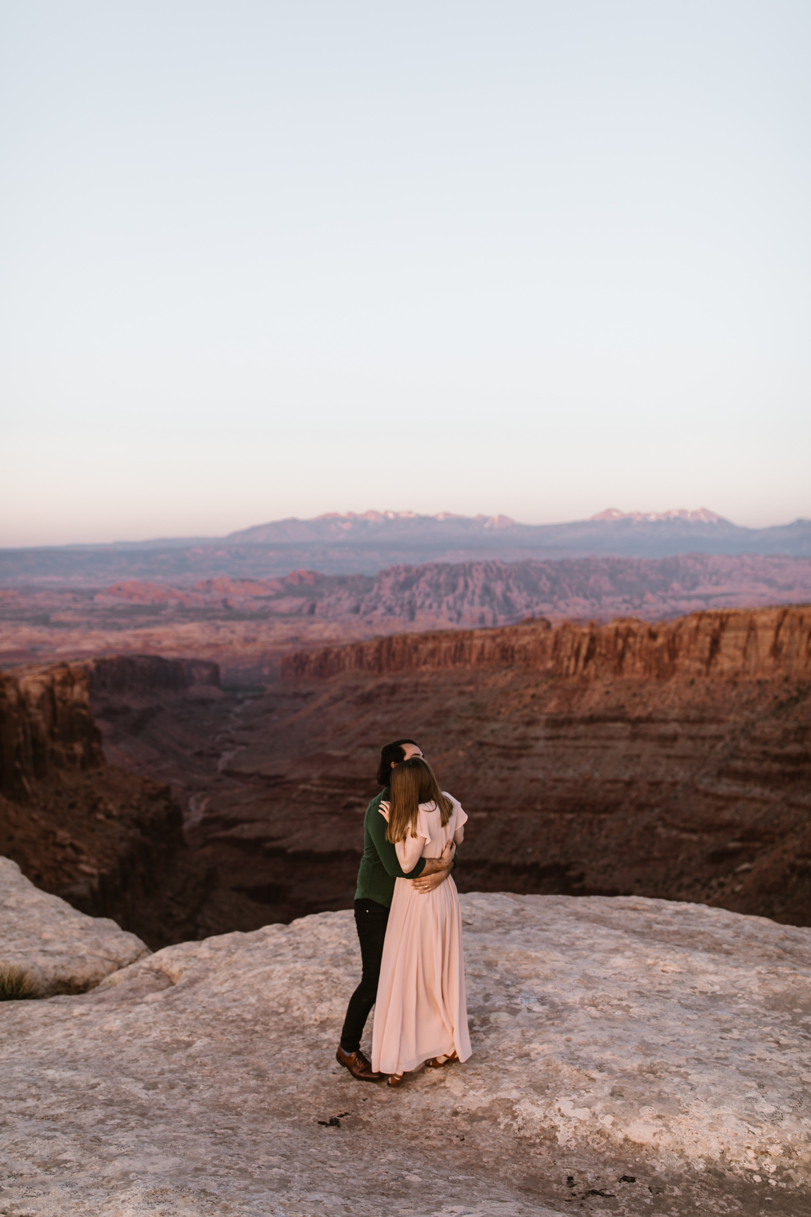 michelle + damian's post-elopement adventure session in moab | moab elopement photographer