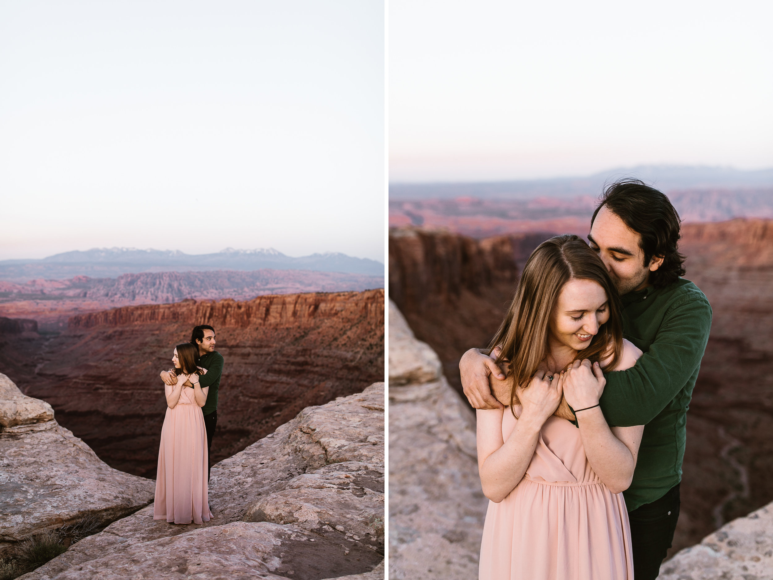 michelle + damian's post-elopement adventure session in moab | moab elopement photographer