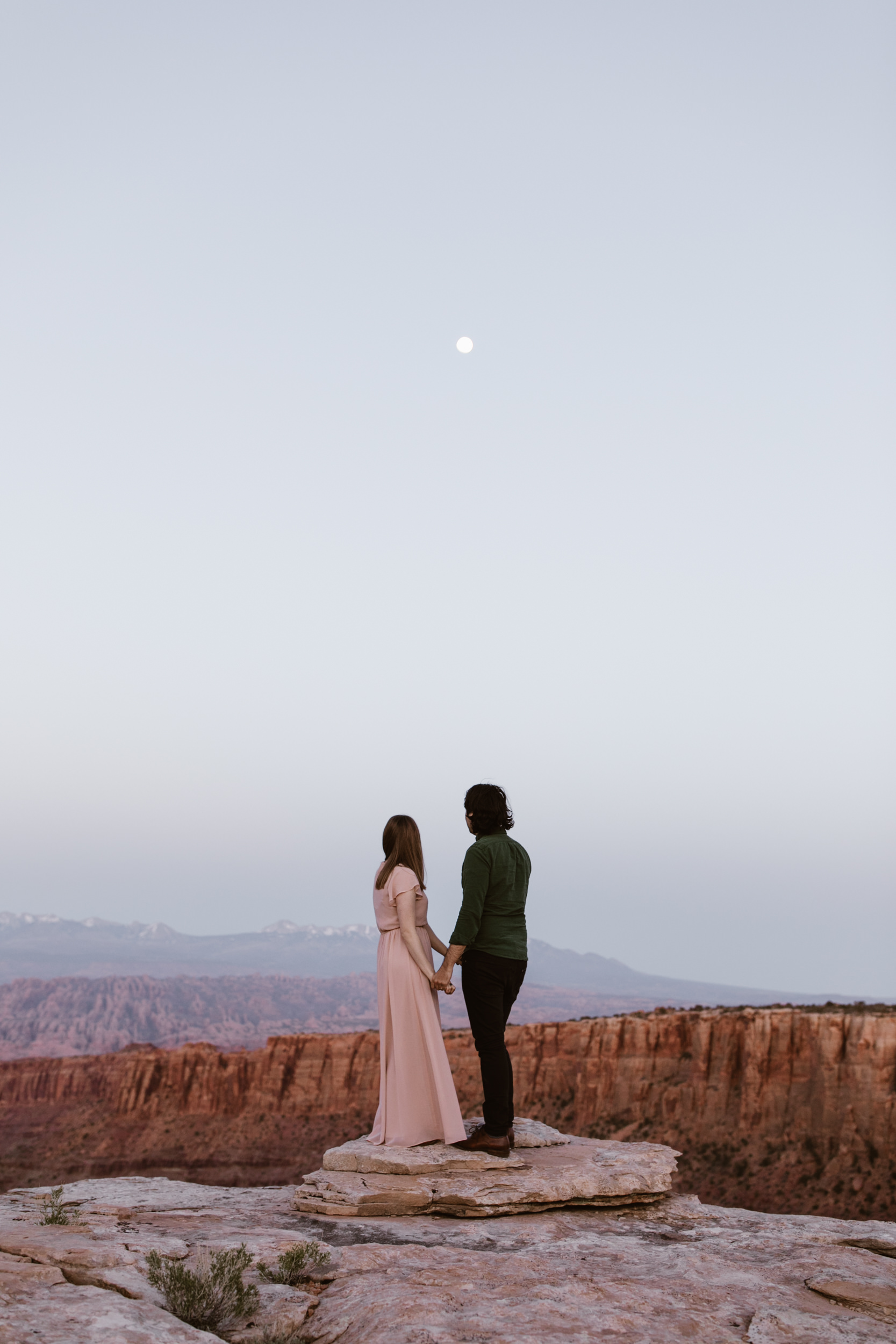 michelle + damian's post-elopement adventure session in moab | moab elopement photographer