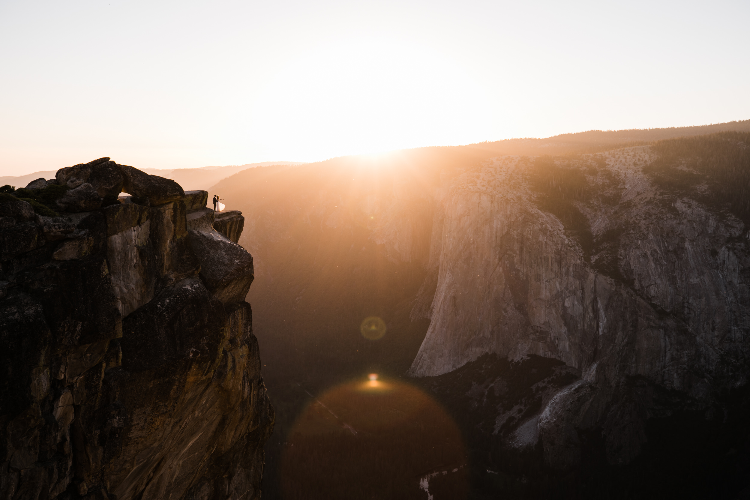 Chas + Michelle's adventurous wedding portraits | post-elopement photos in yosemite national park | adventure wedding photographer