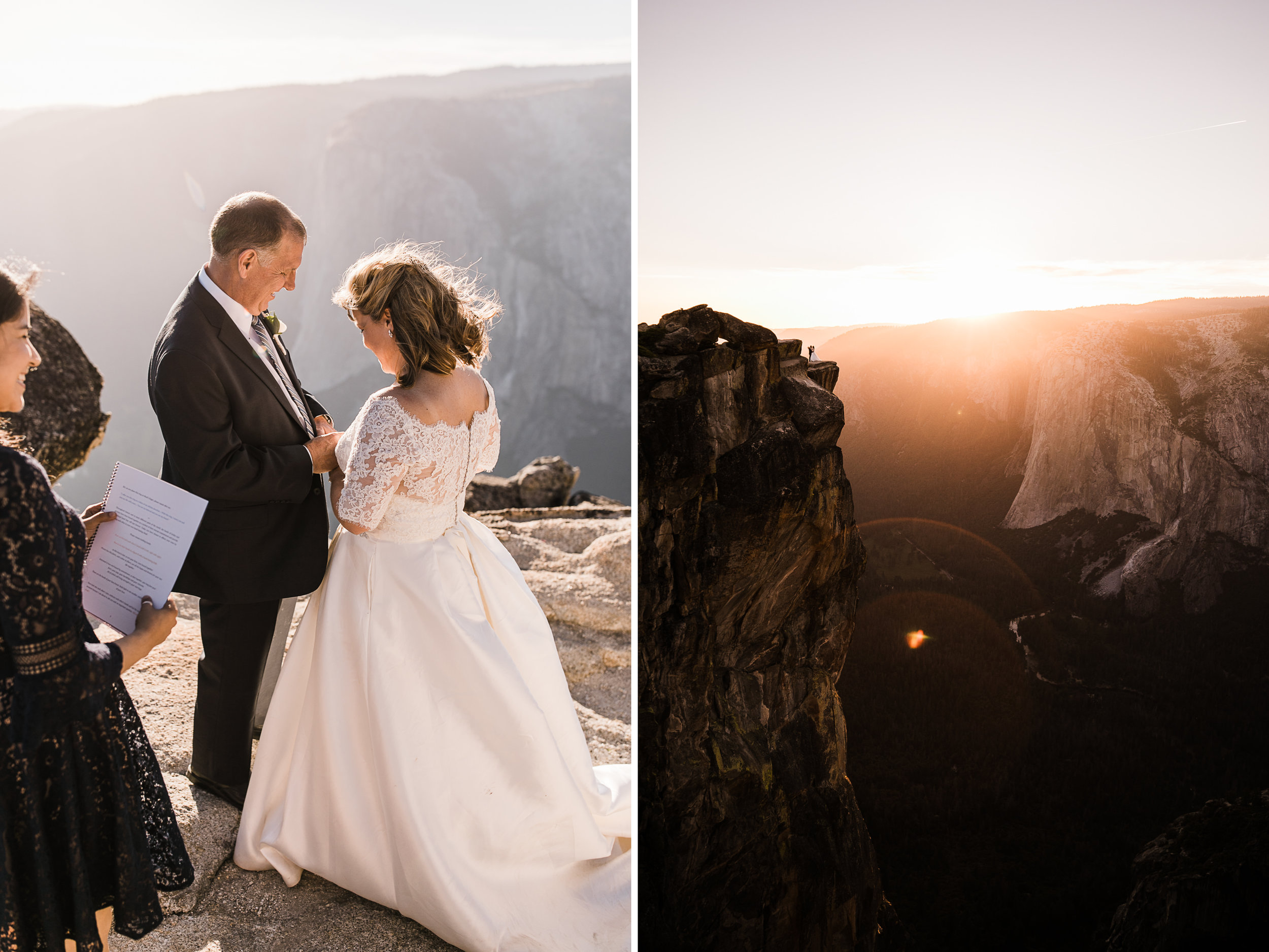 kit + brad's elopement in yosemite | adventure wedding at taft point | national park elopement photographer | the hearnes adventure photography | yosemite elopement photographers