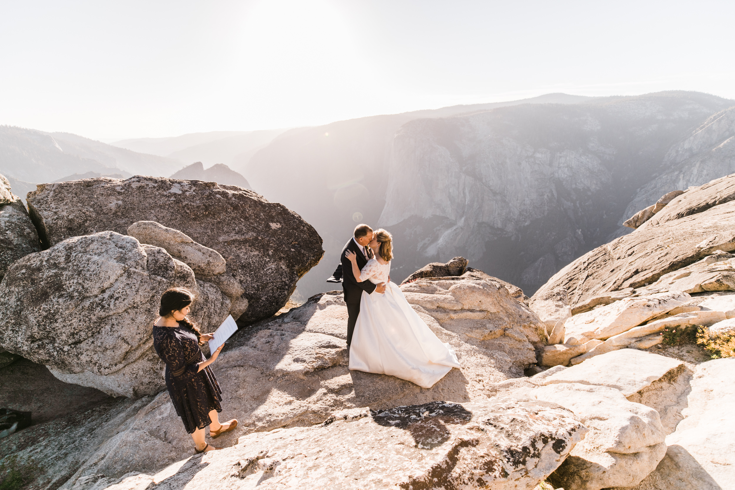 kit + brad's elopement in yosemite | adventure wedding at taft point | national park elopement photographer | the hearnes adventure photography | yosemite elopement photographers