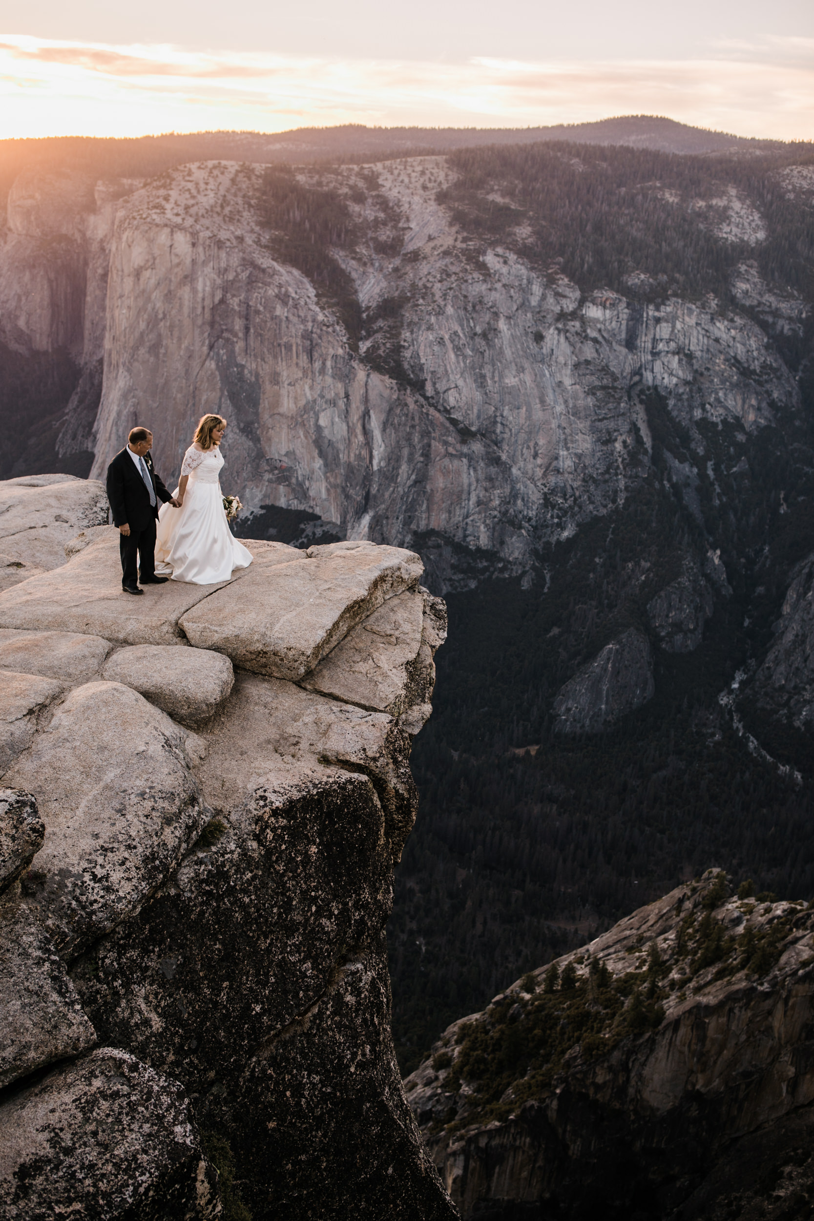 kit + brad's elopement in yosemite | adventure wedding at taft point | national park elopement photographer | the hearnes adventure photography | yosemite elopement photographers