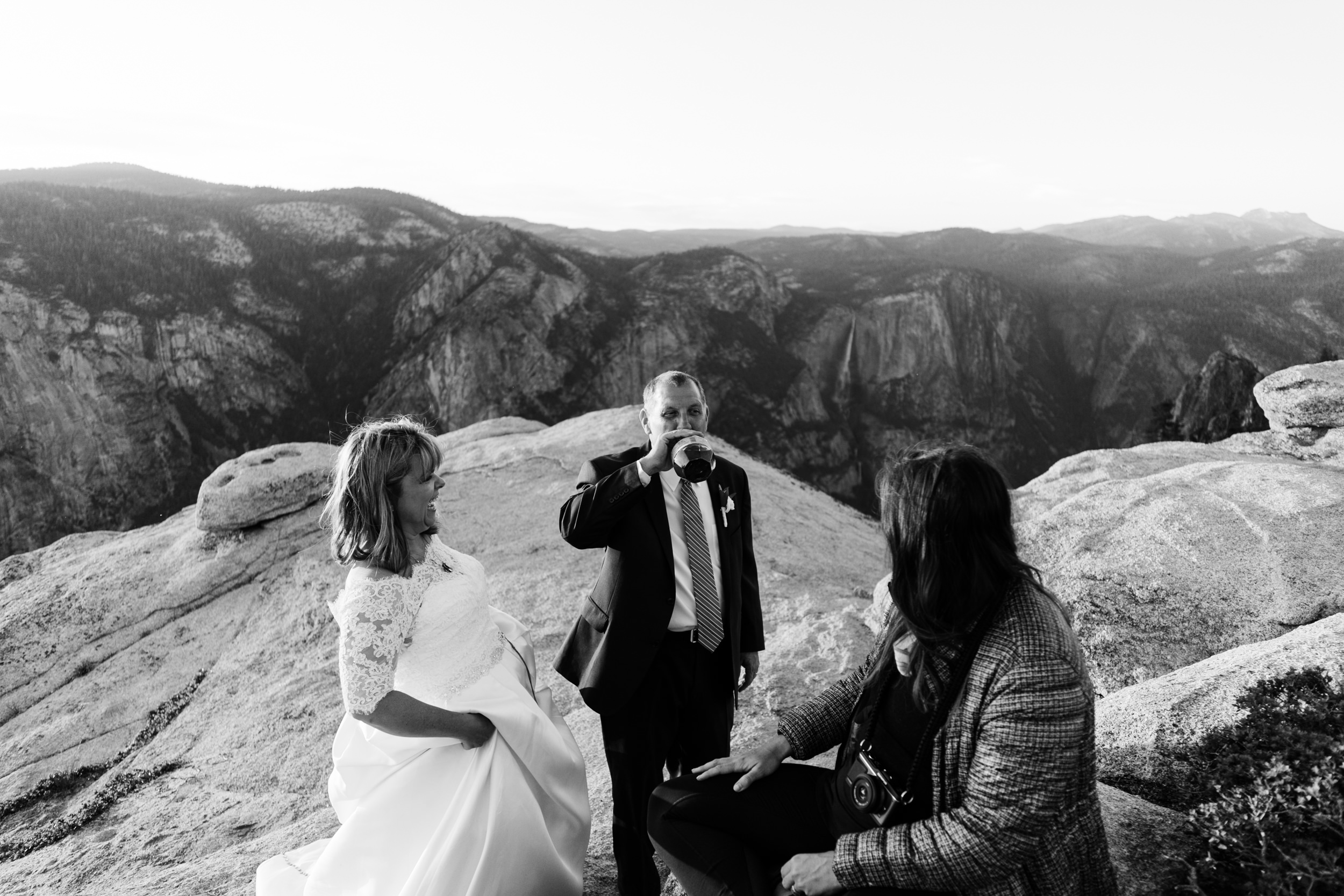 kit + brad's elopement in yosemite | adventure wedding at taft point | national park elopement photographer | the hearnes adventure photography | yosemite elopement photographers