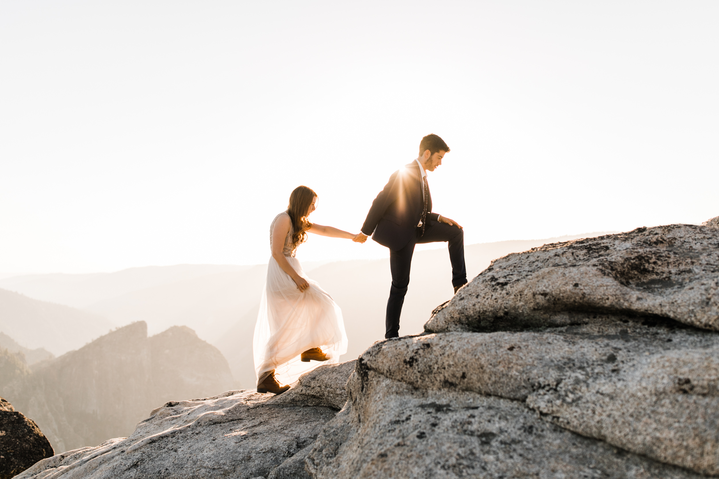 ginger + zach's destination wedding portrait session | adventure elopement photographer | yosemite national park elopement photographer