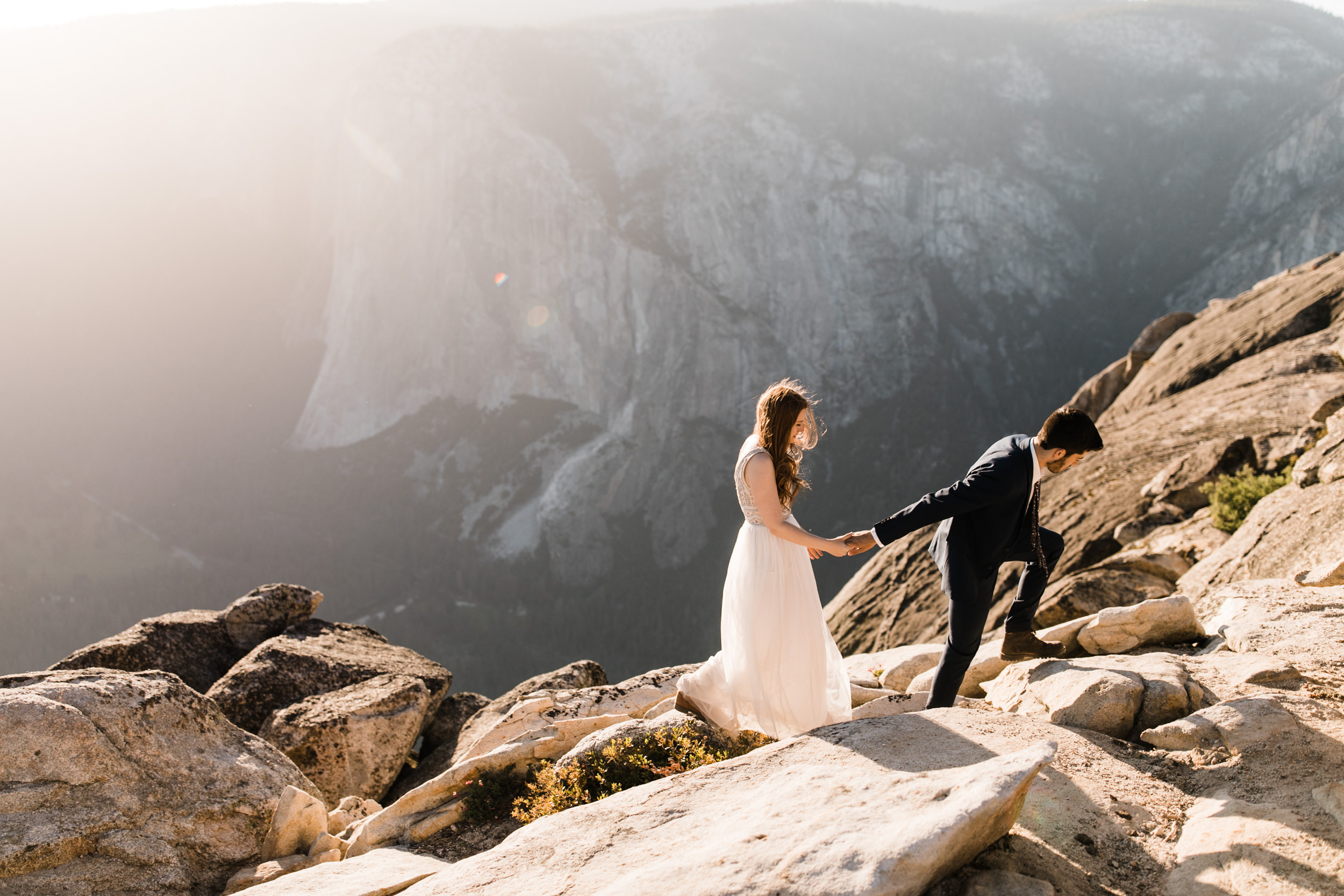 ginger + zach's destination wedding portrait session | adventure elopement photographer | yosemite national park elopement photographer